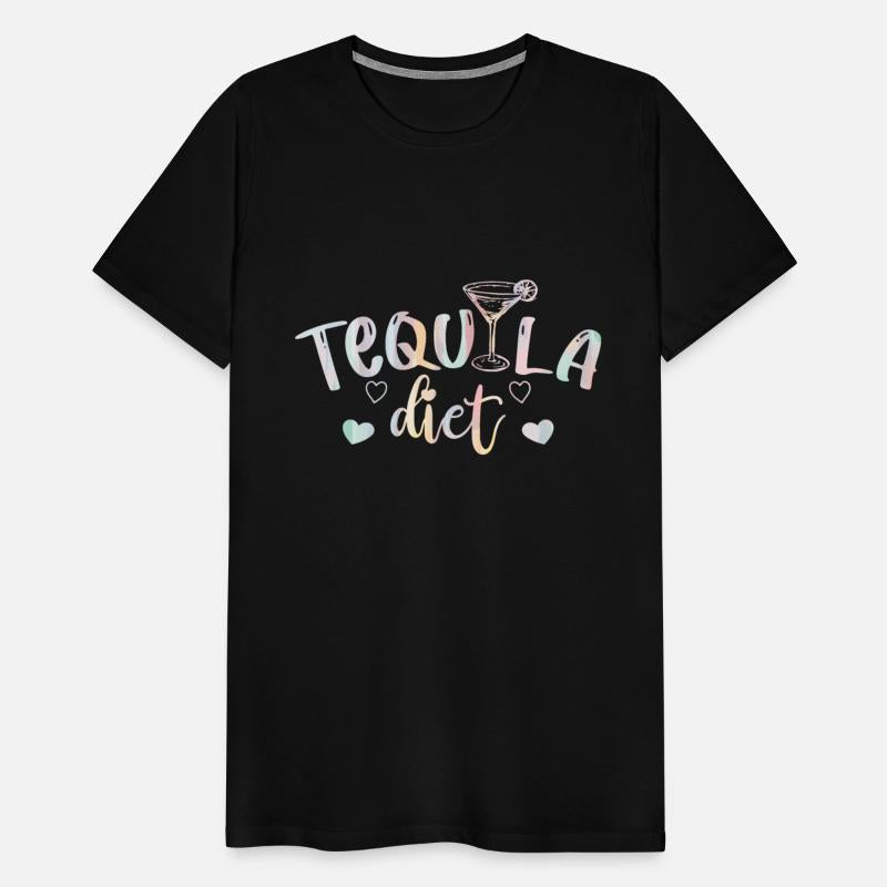 Tequila Diet T-Shirt Funny Drinking Drunk Gift