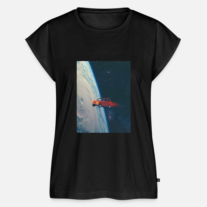 Tiny Red Car in Space