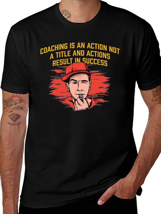 Coaching Success Graphic Tee - Motivational T-Shirt