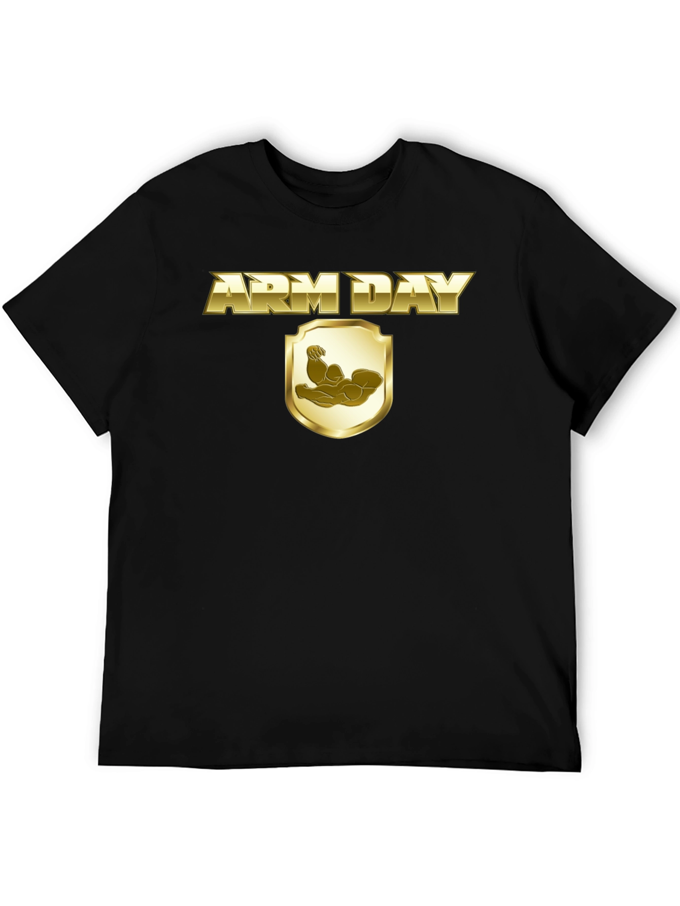 Arm Day T-Shirt - Gold Design