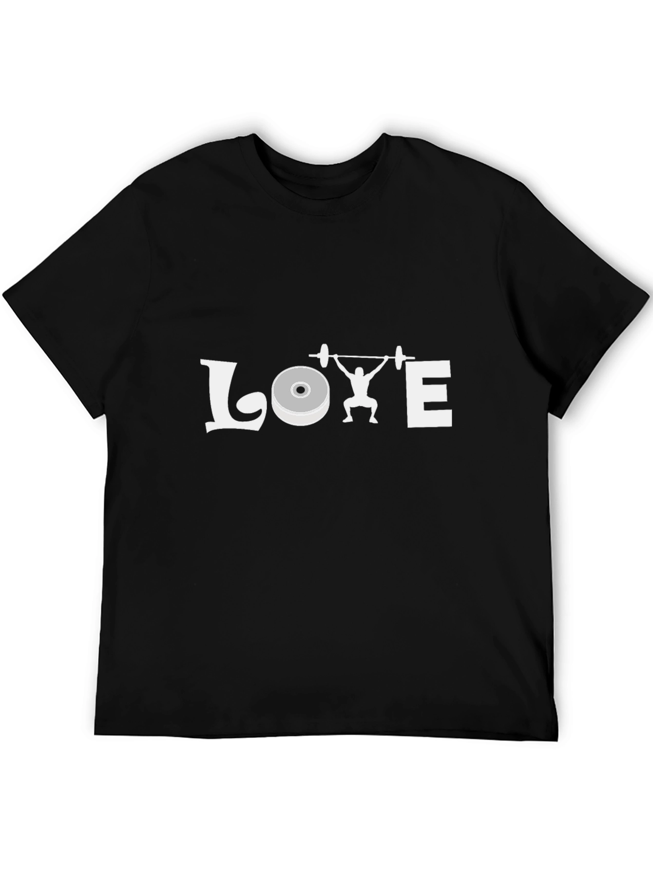Weightlifting LOVE Graphic Tee - Black