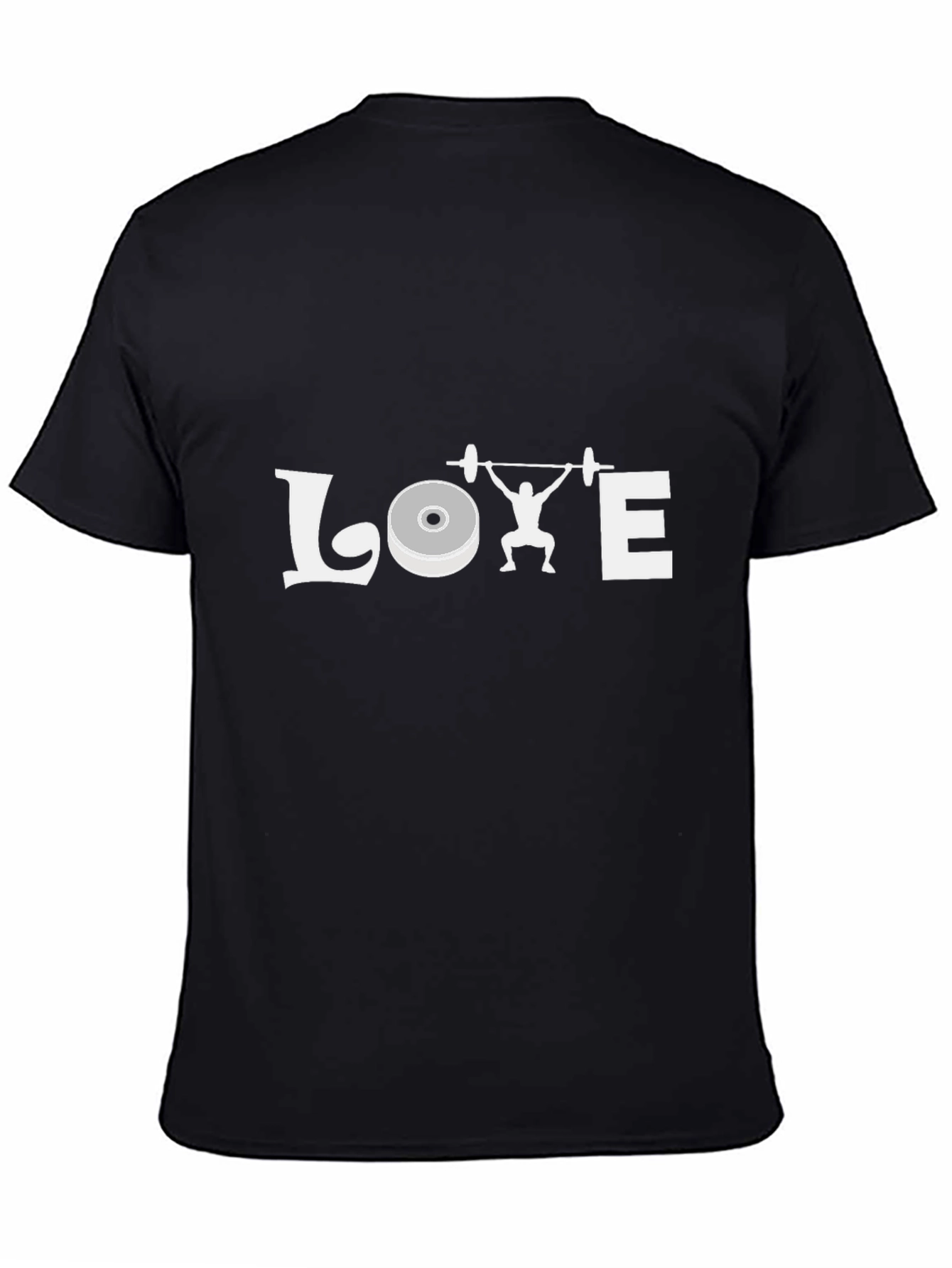 Weightlifting LOVE Graphic Tee - Black