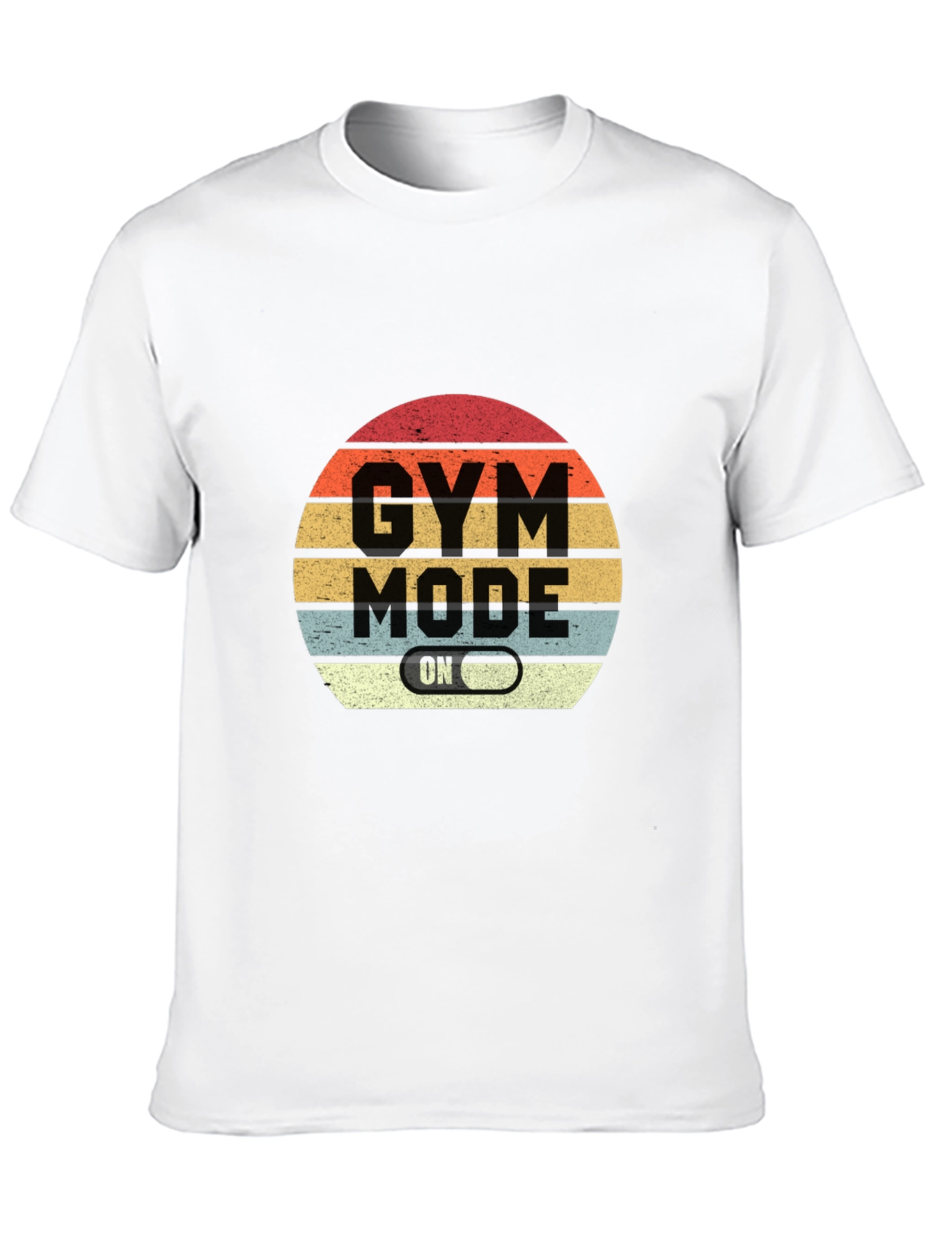Gym Mode On Black T-Shirt