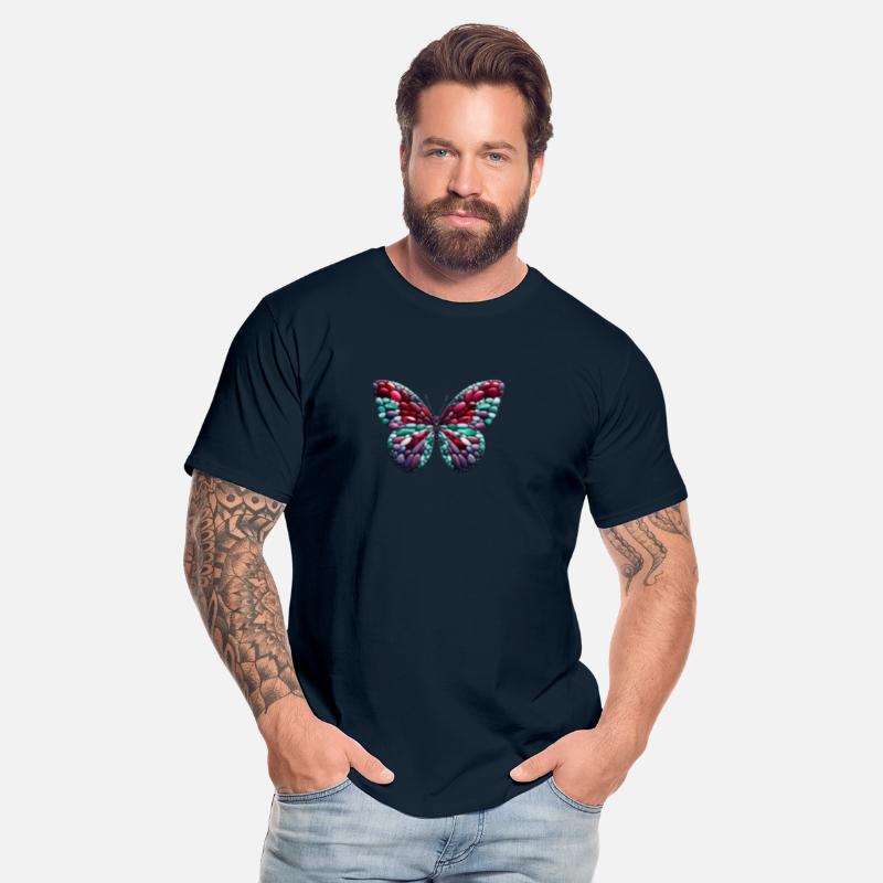 Twilight Jewel Monarch Pebble Butterfly