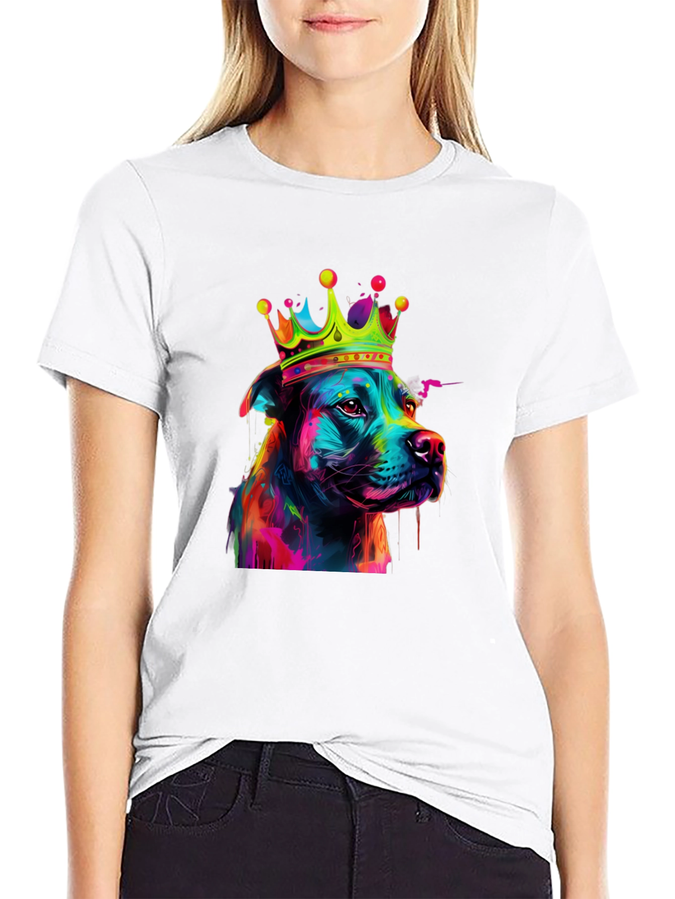 Dog King Graphic T-Shirt