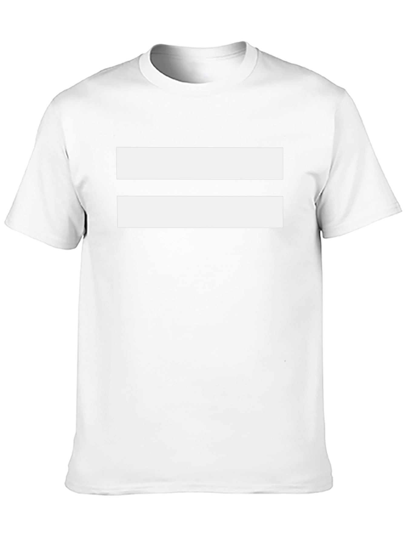 Bold Black T-Shirt with White Equality Symbol