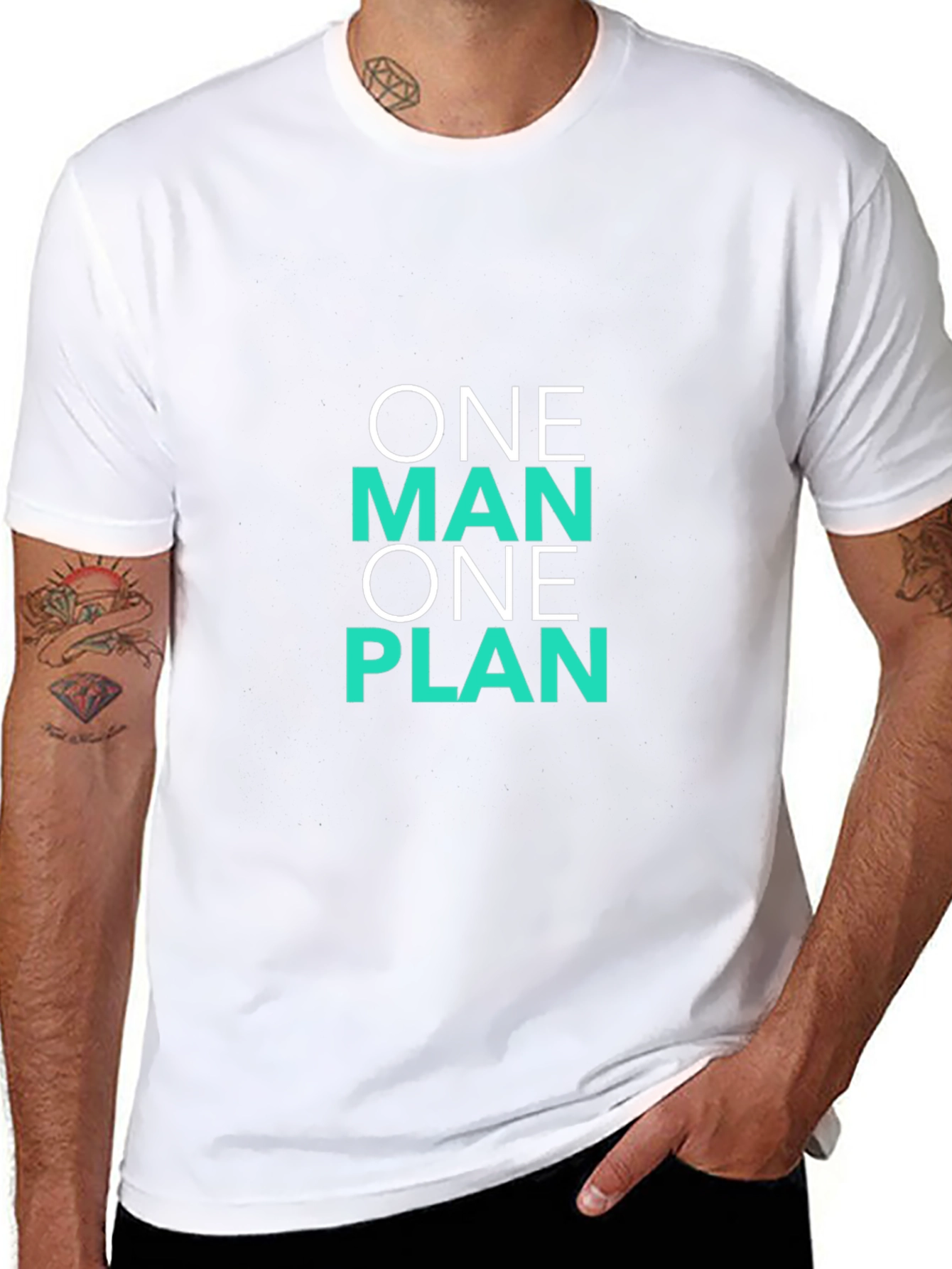One Man One Plan Graphic Tee