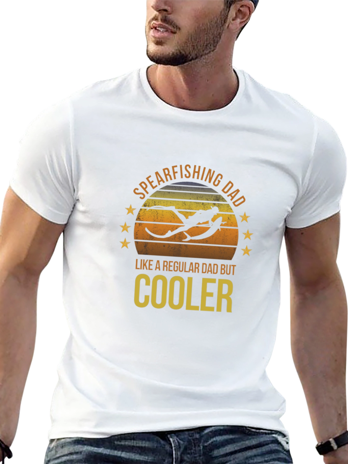 Spearfishing Dad T-Shirt - Cooler Than Regular Dads!