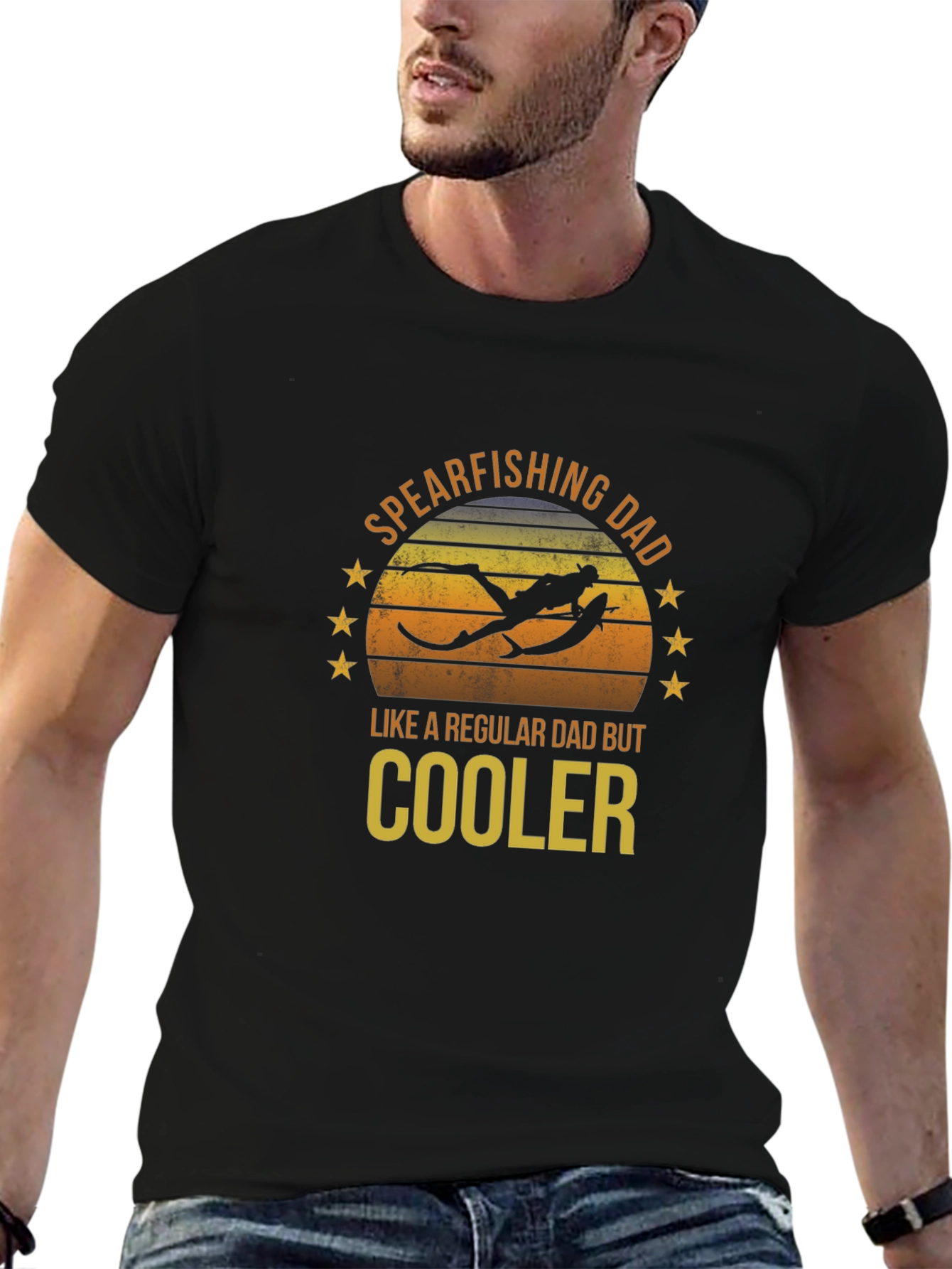 Spearfishing Dad T-Shirt - Cooler Than Regular Dads!
