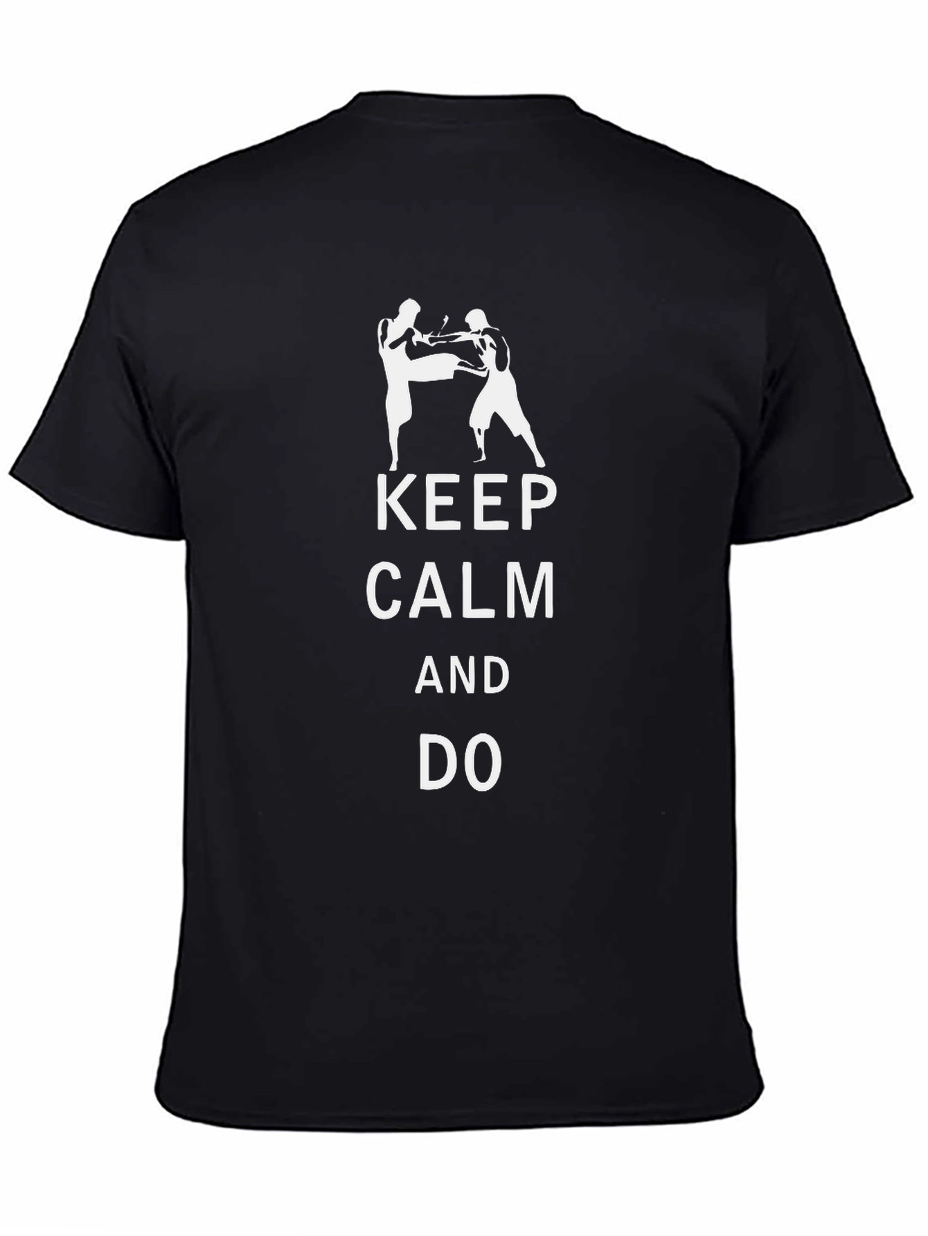 Keep Calm Martial Arts Black T-Shirt
