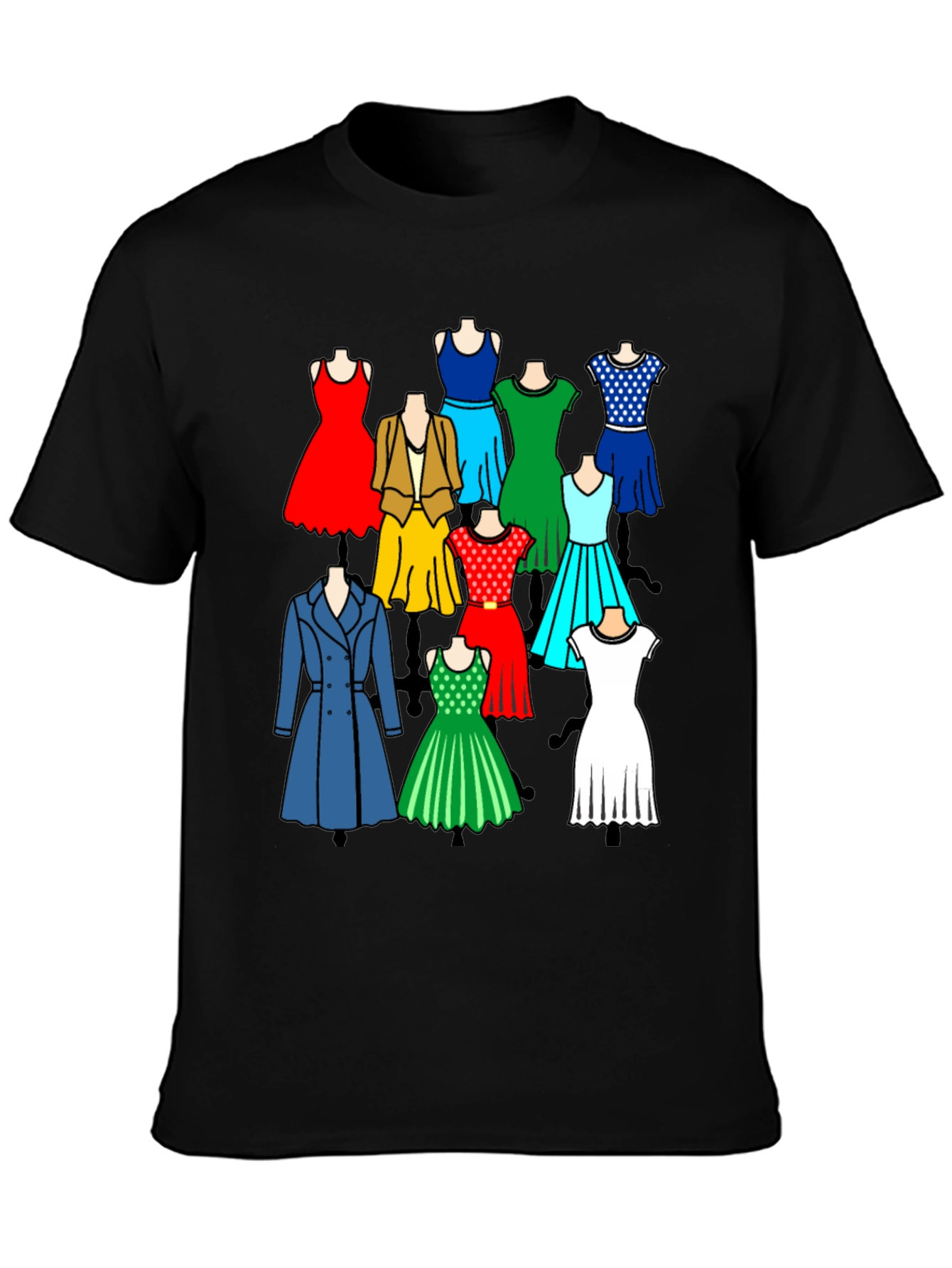 Colorful Dresses Graphic Tee