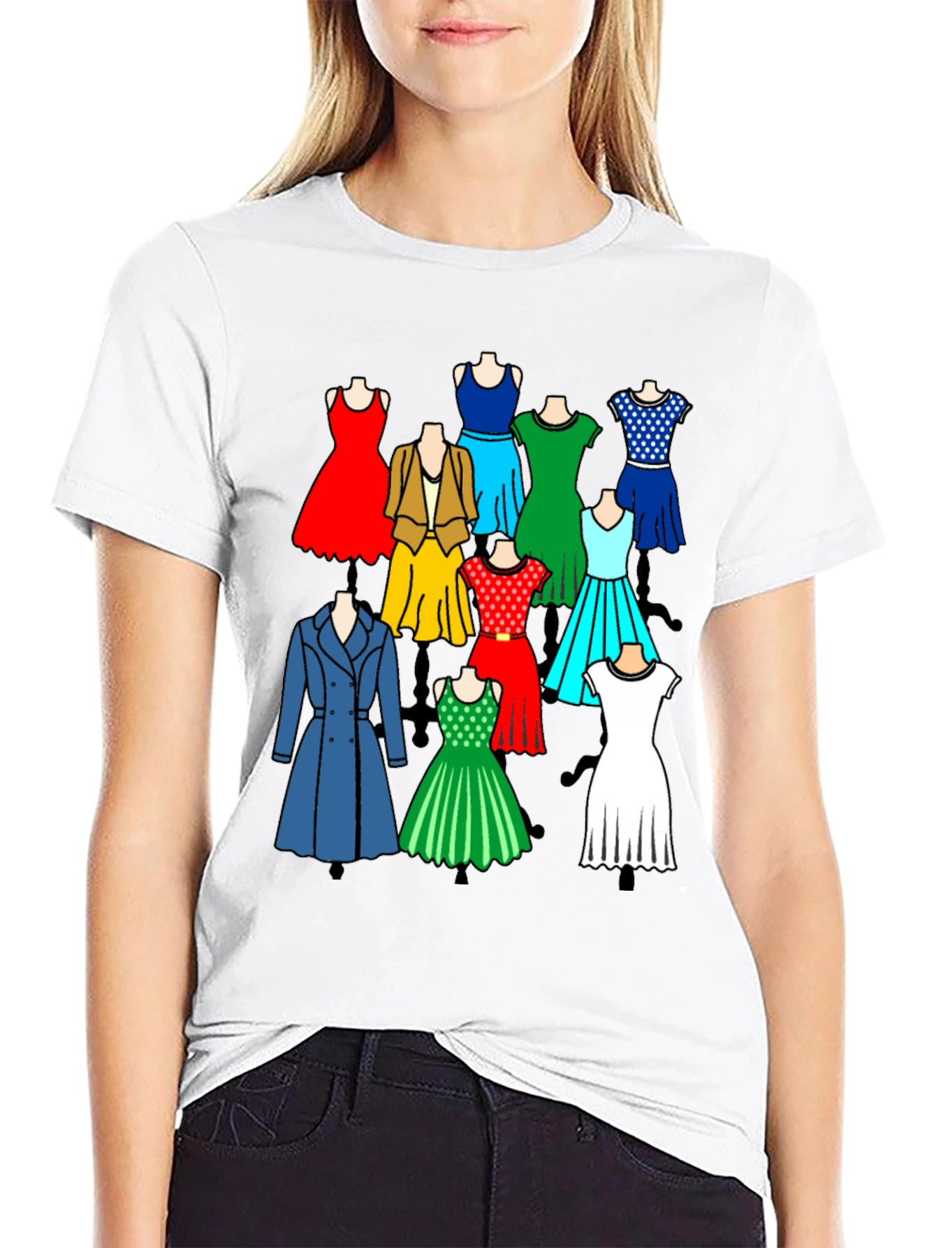 Colorful Dresses Graphic Tee