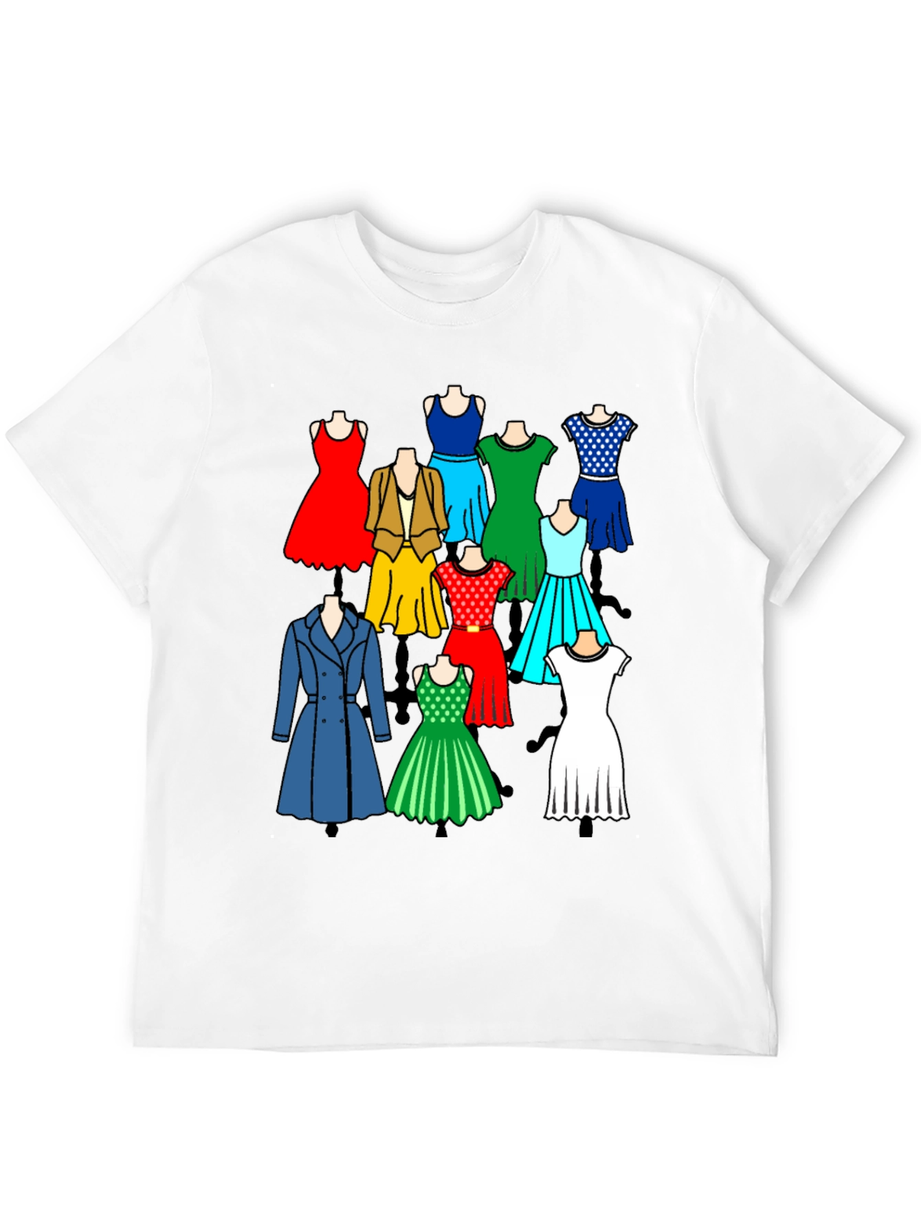 Colorful Dresses Graphic Tee