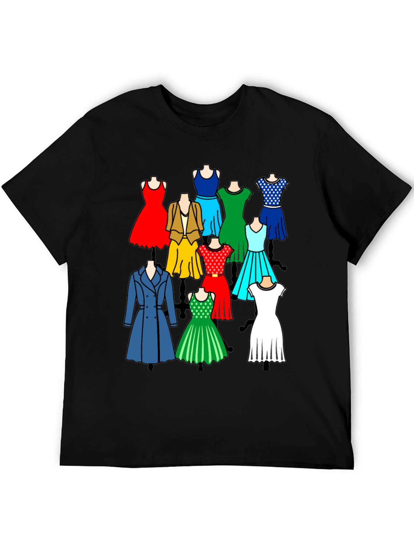 Colorful Dresses Graphic Tee