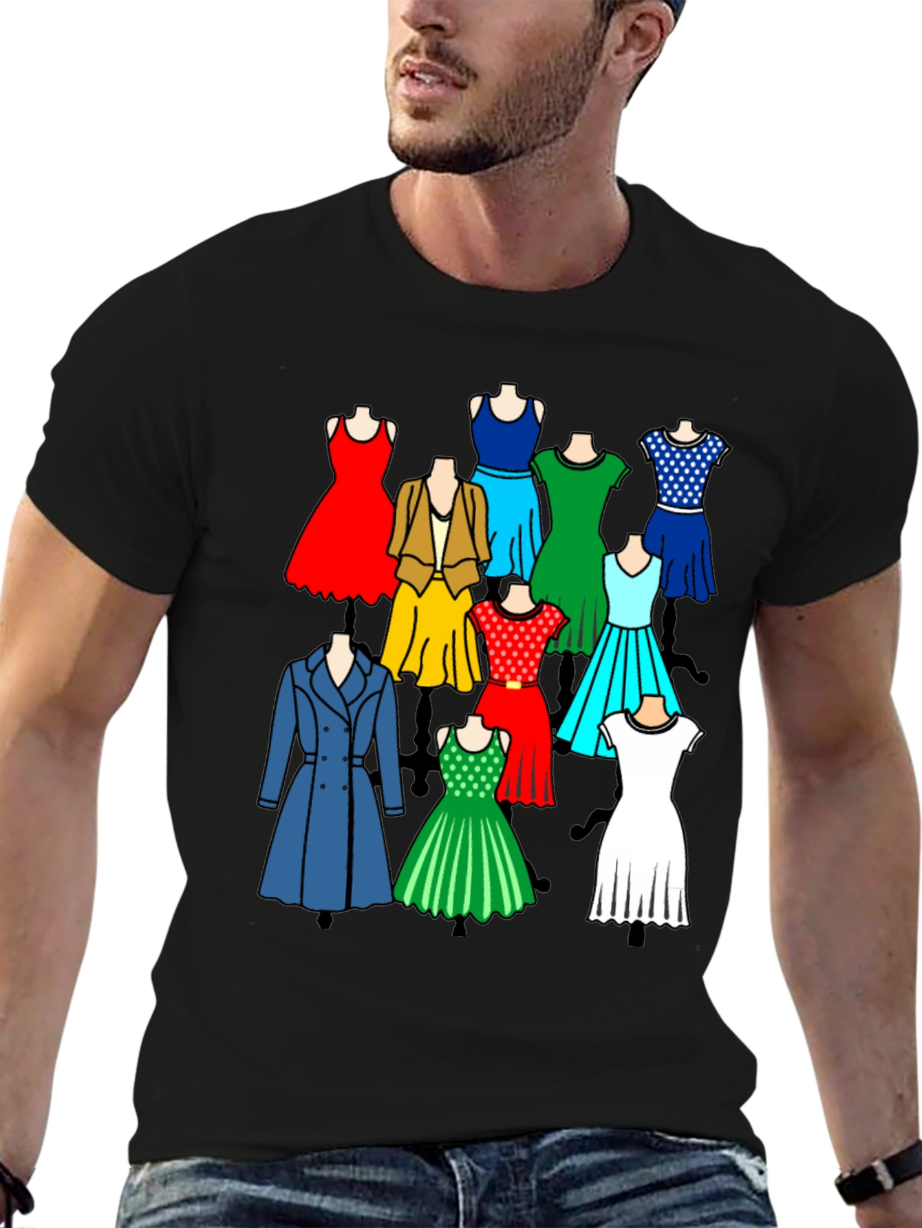 Colorful Dresses Graphic Tee