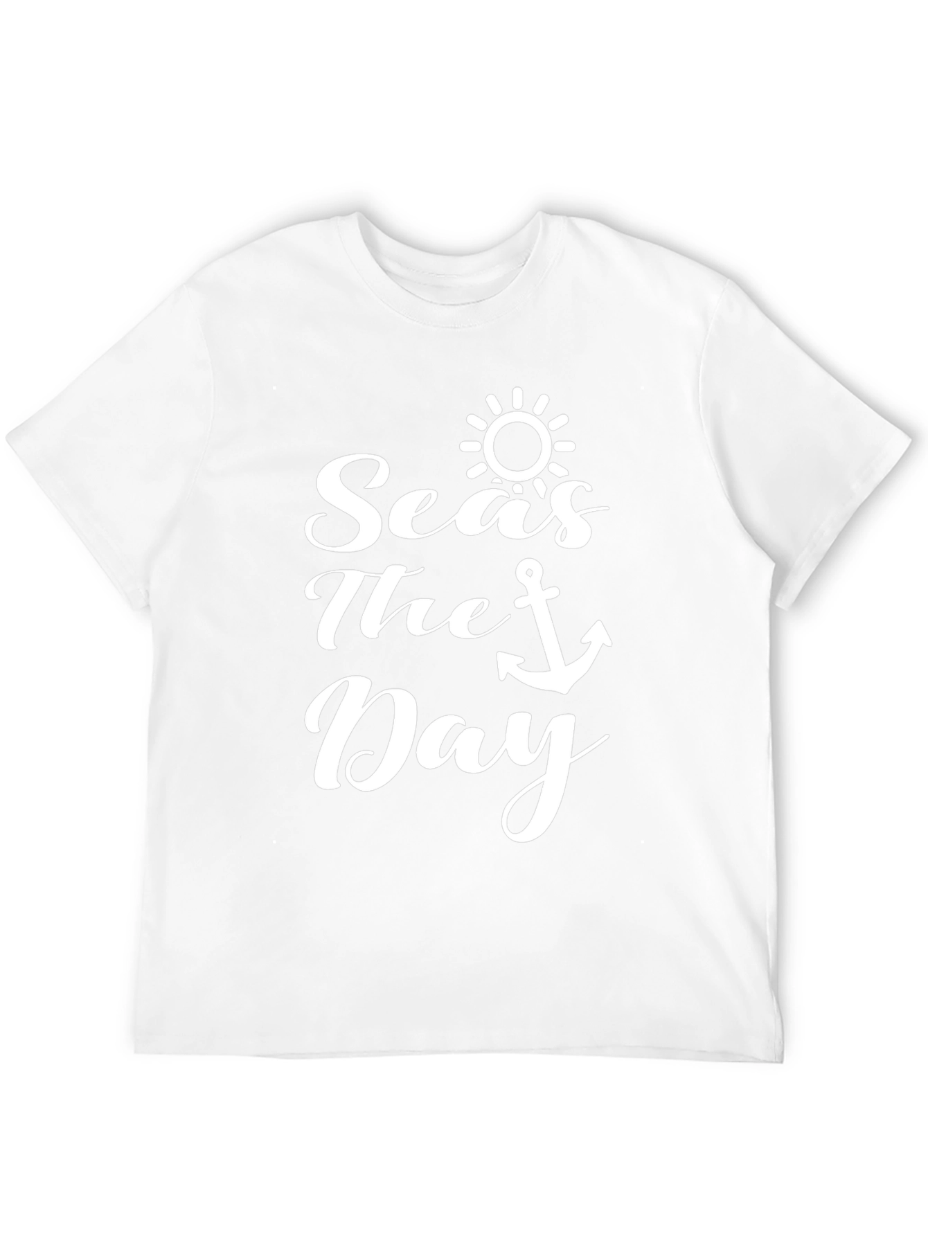 Seas The Day Graphic T-Shirt - Summer Nautical Theme