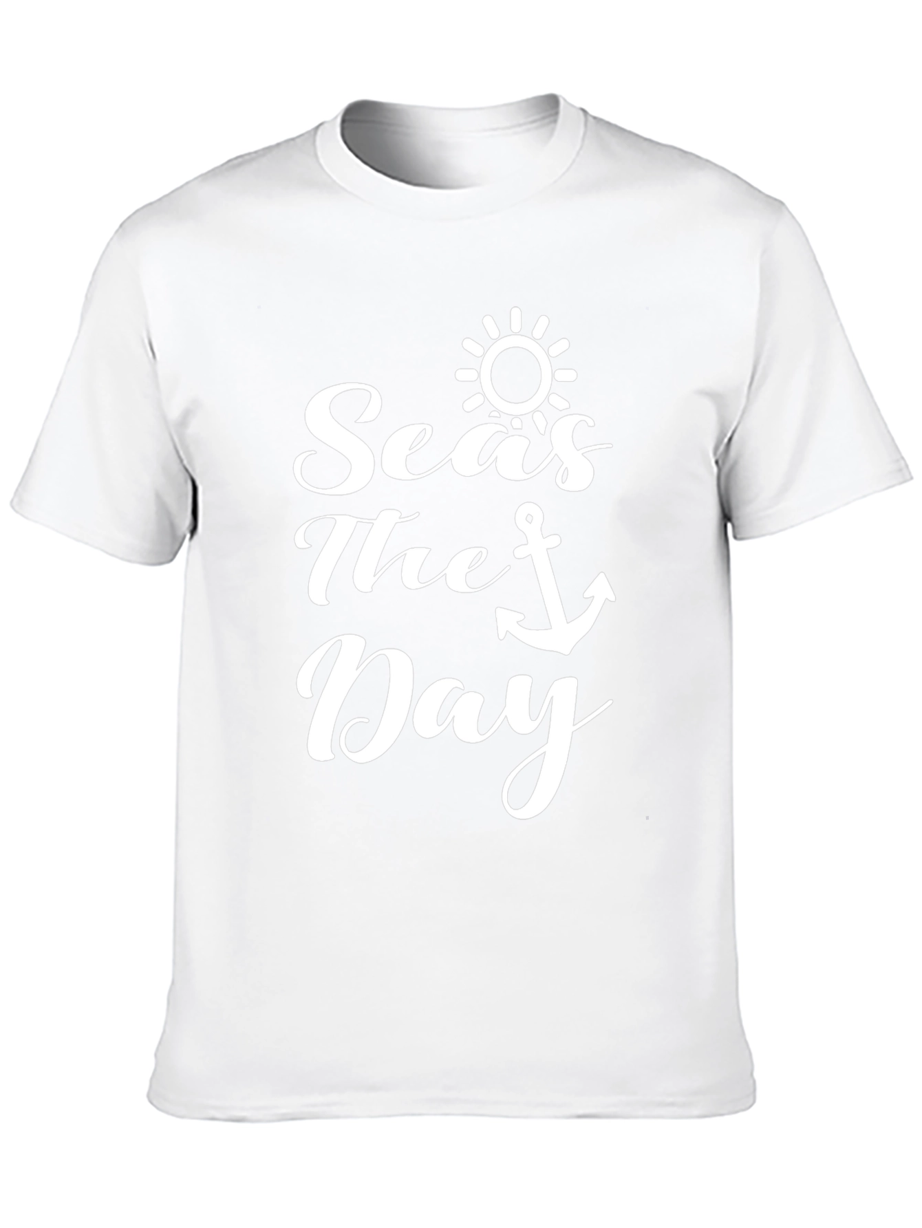 Seas The Day Graphic T-Shirt - Summer Nautical Theme