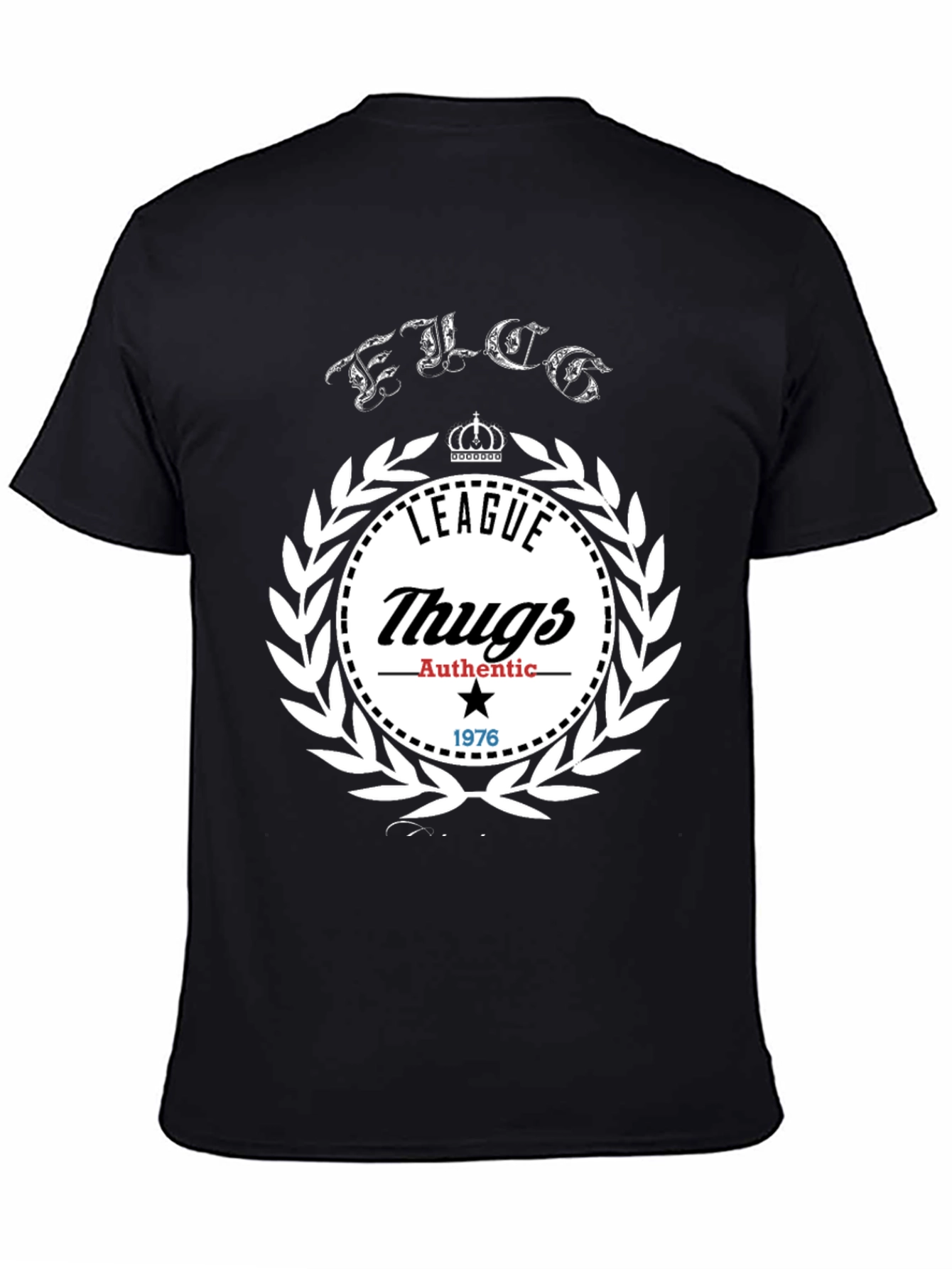 League Thugs Authentic 1976 Black T-Shirt