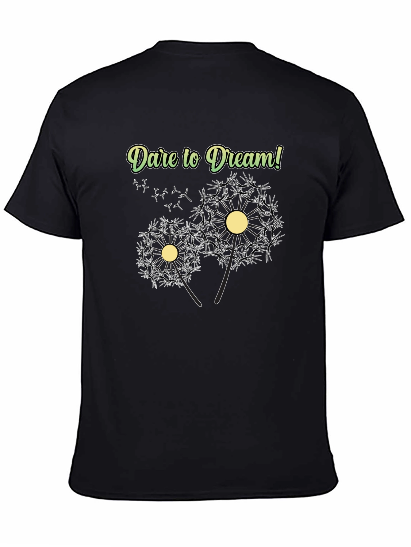 Dare to Dream Graphic Tee - Black