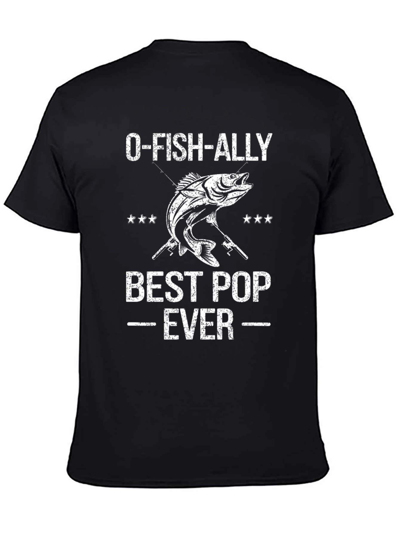 O-FISH-ALLY Best Pop Ever Black T-Shirt