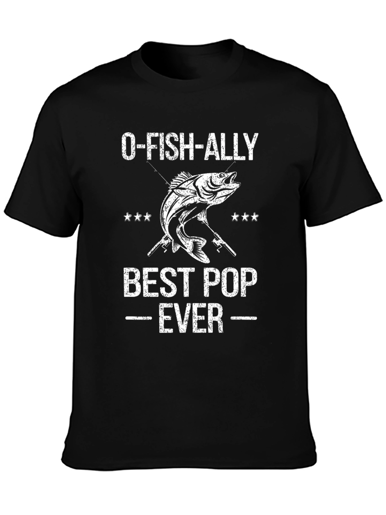 O-FISH-ALLY Best Pop Ever Black T-Shirt