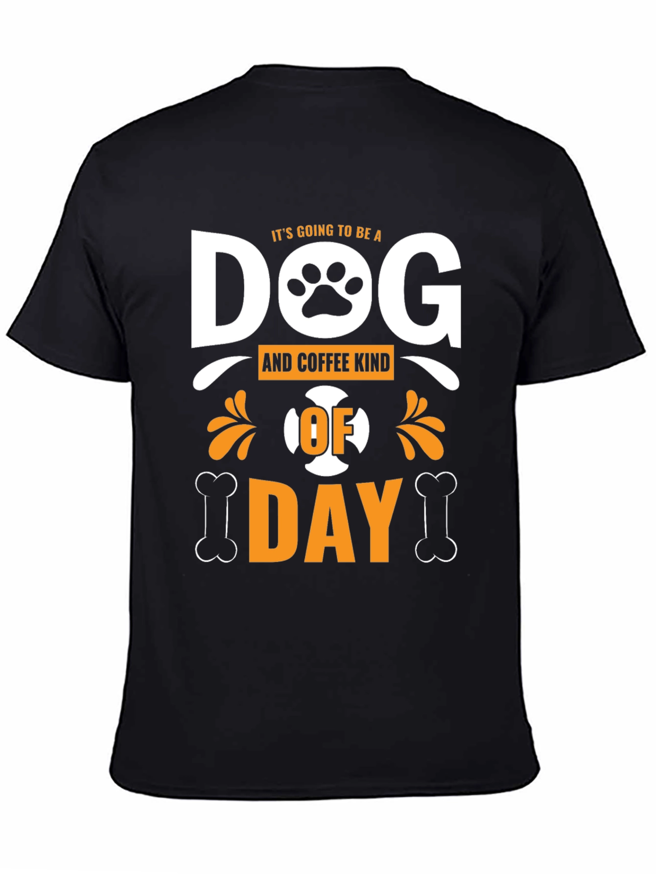 Dog & Coffee Kind of Day Graphic T-Shirt