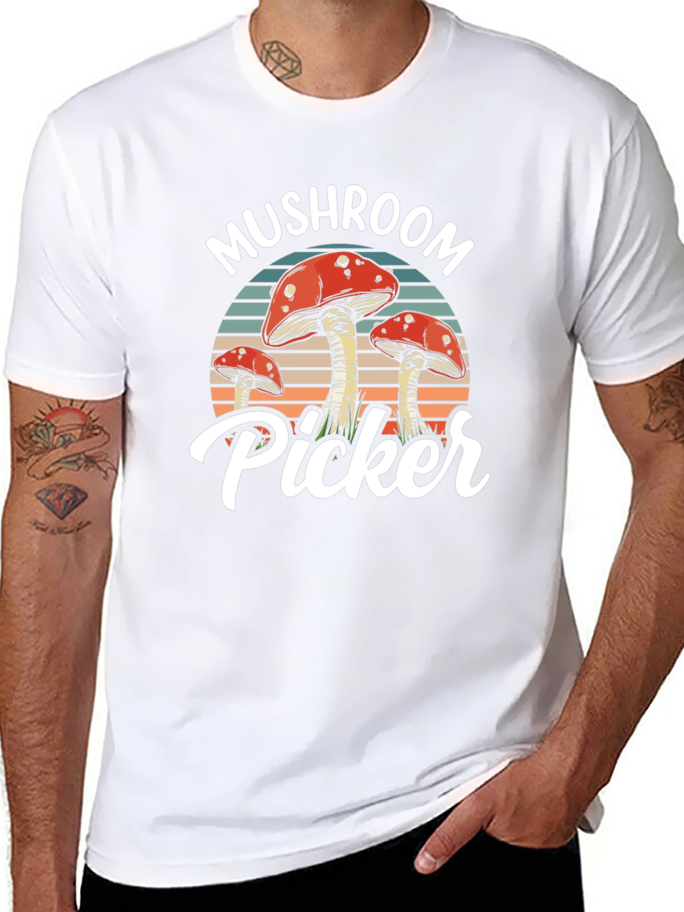 Mushroom Picker Graphic T-Shirt