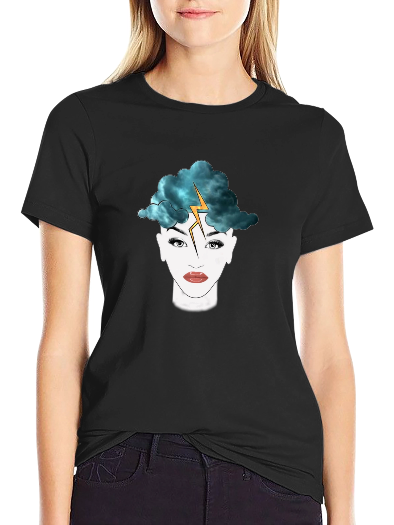 Stormy Mind T-Shirt - Unique Graphic Tee