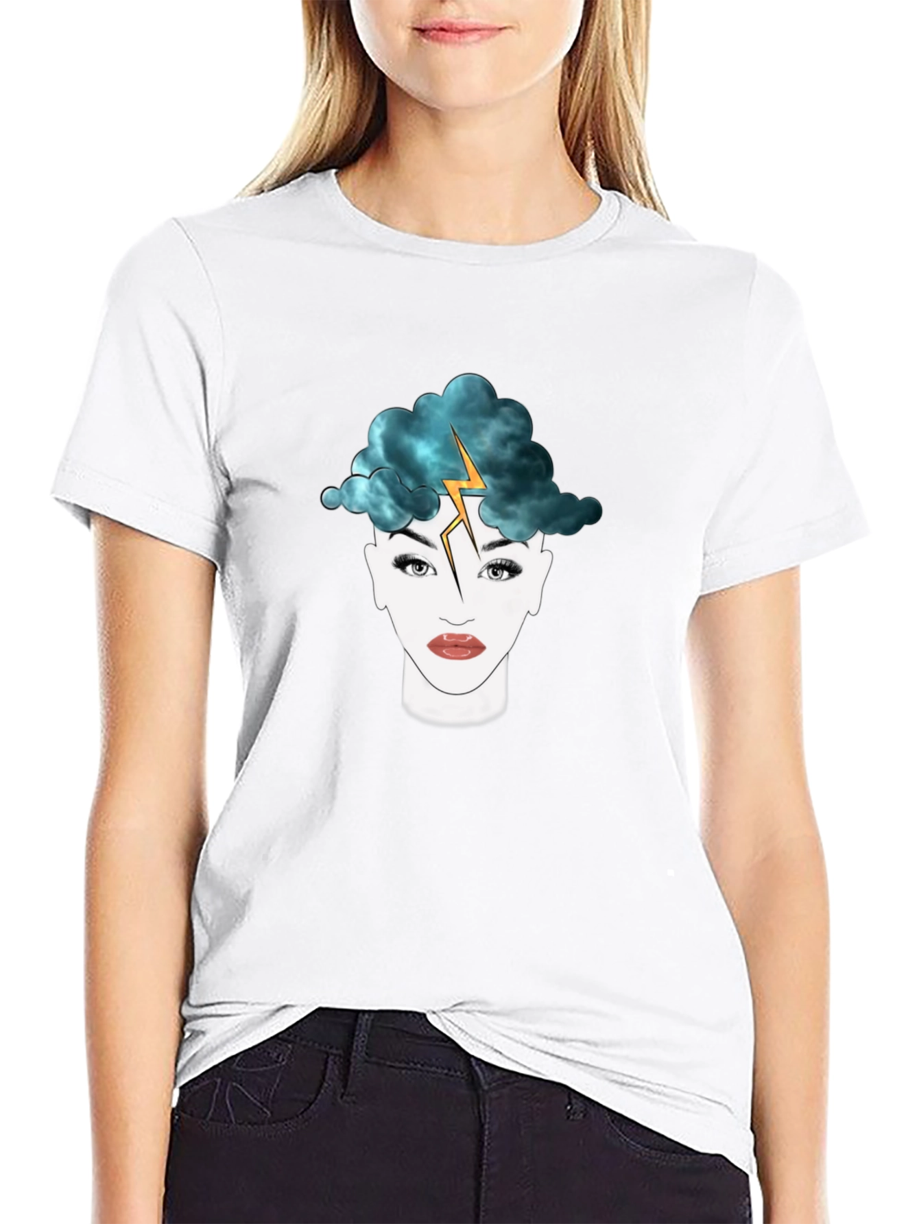 Stormy Mind T-Shirt - Unique Graphic Tee