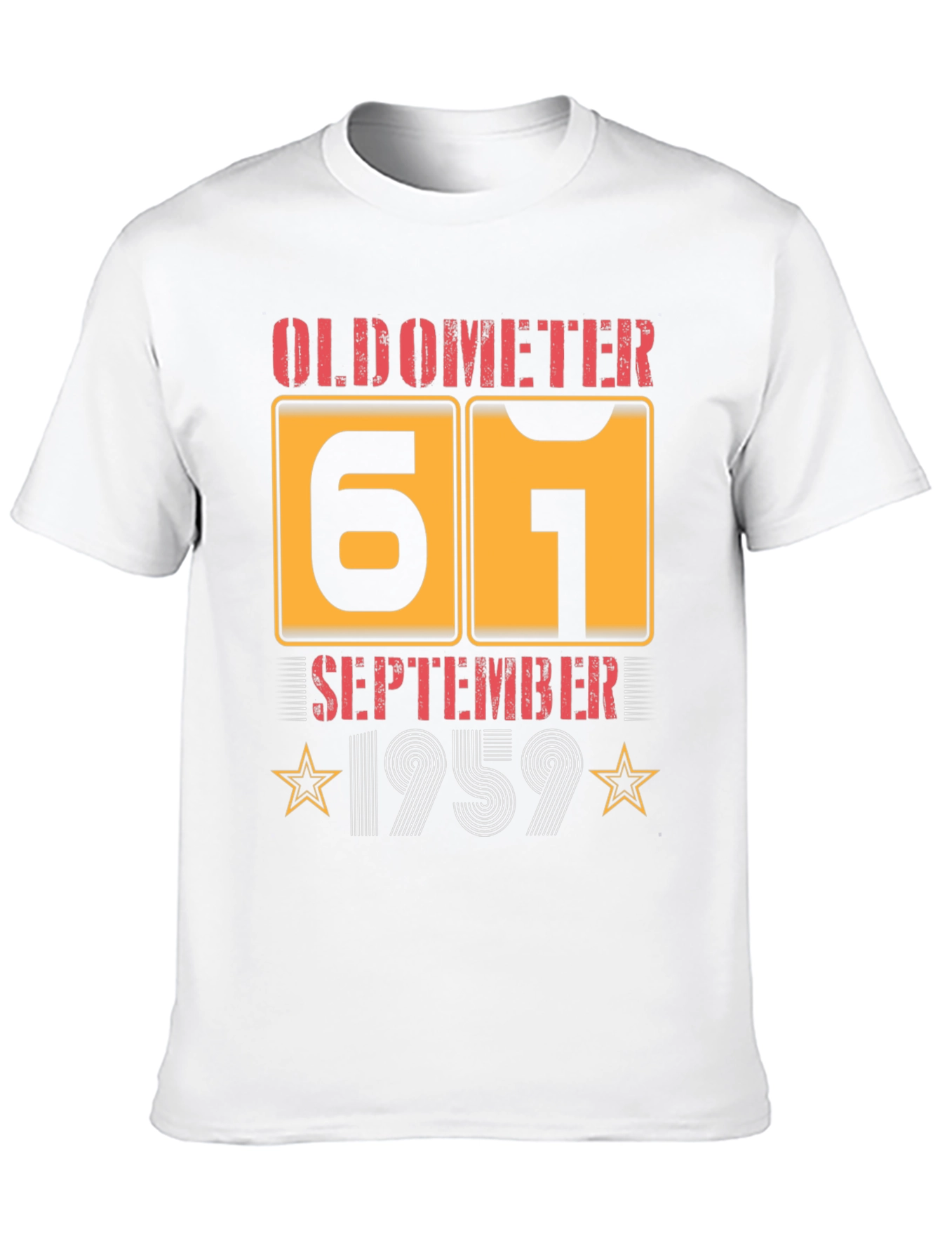 61st Birthday September 1959 Oldometer T-Shirt