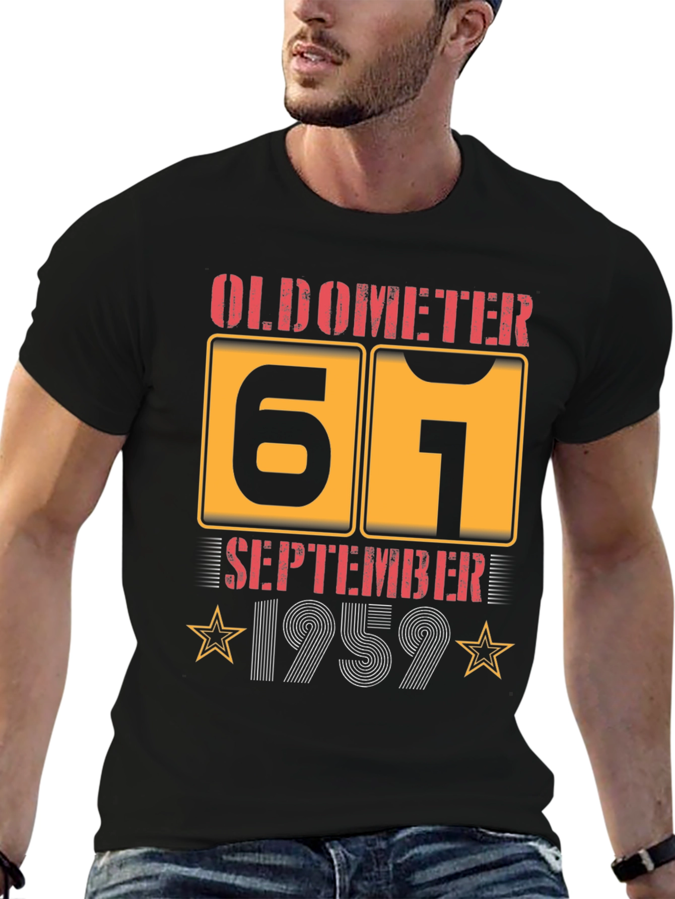 61st Birthday September 1959 Oldometer T-Shirt