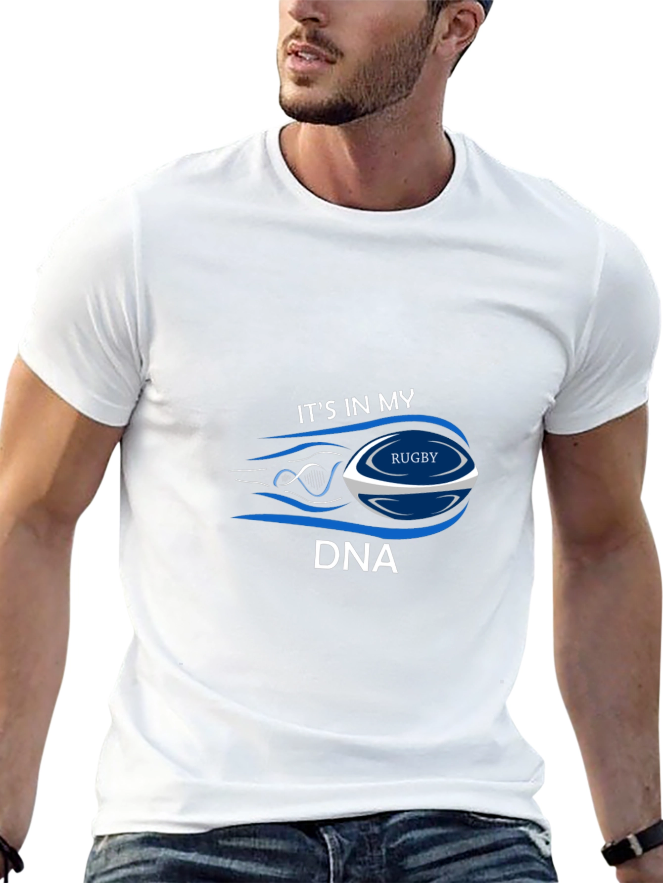 Rugby DNA T-Shirt - Sport Fan Tee