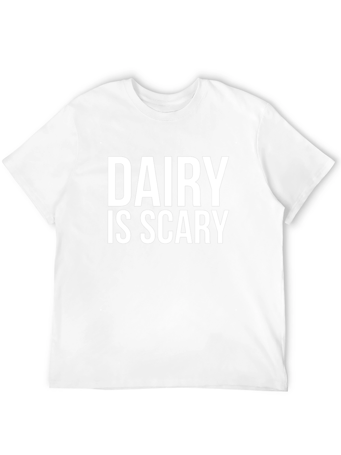 Dairy is Scary Black Graphic Tee
