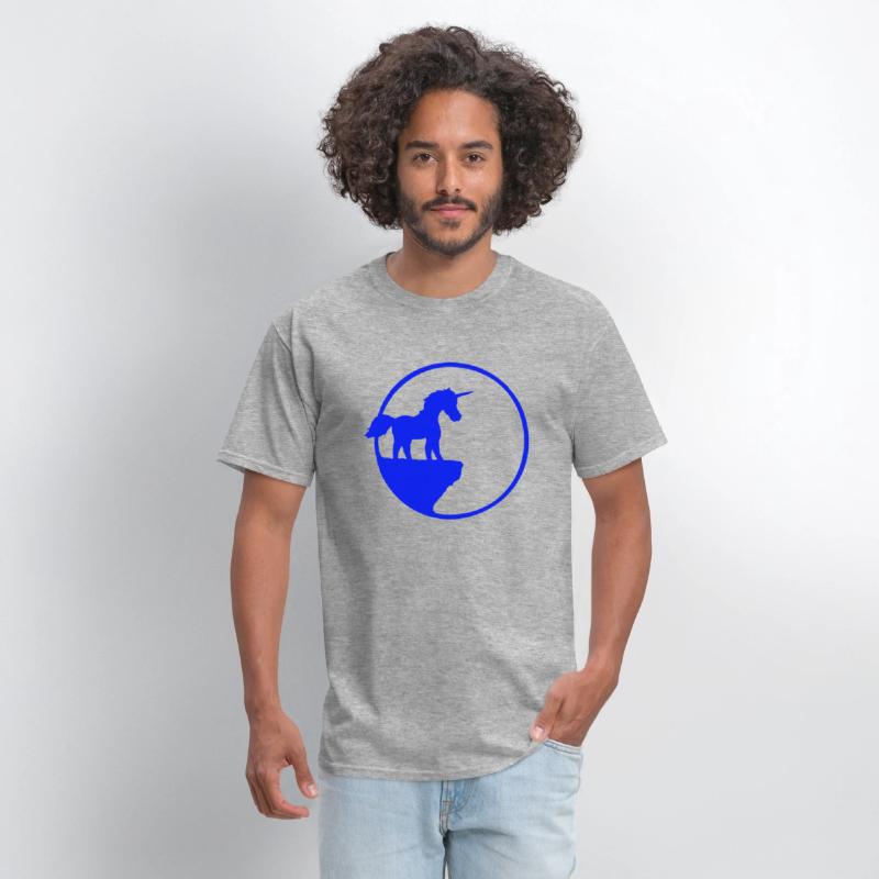 Unicorn Cliff Moon Mountain Night Sweet Silhouette
