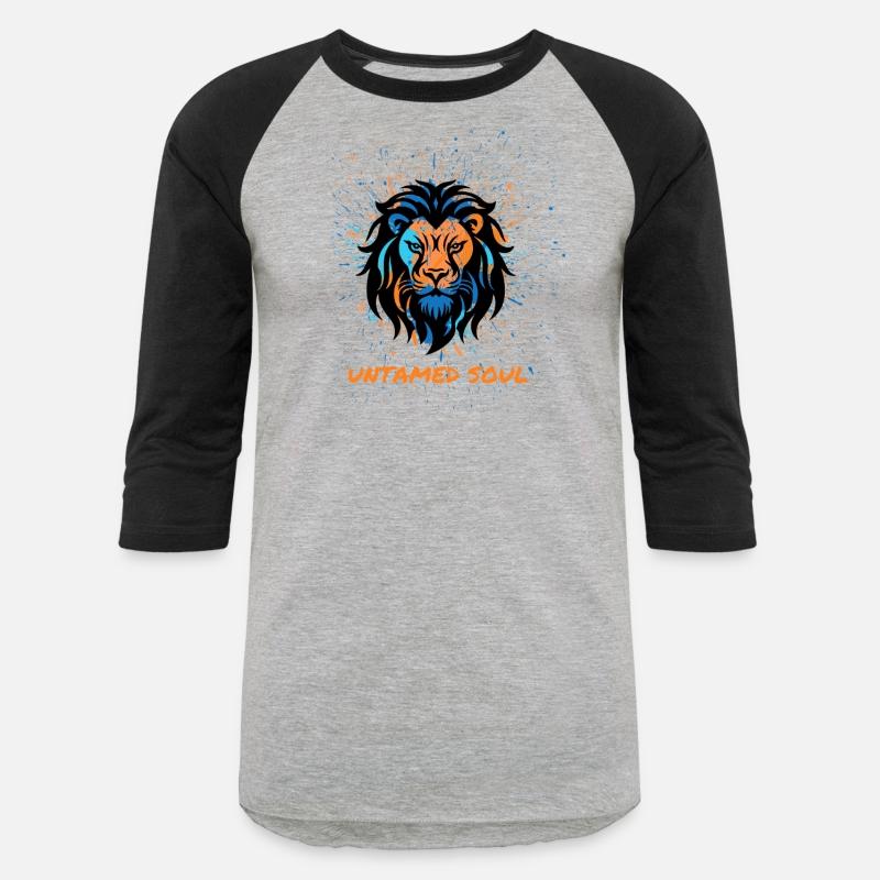 Untamed Soul – Lion Graphic Tee for Brave Teens