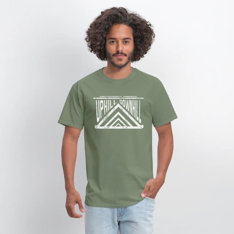 Uphill Downhill Mountains Outdoors