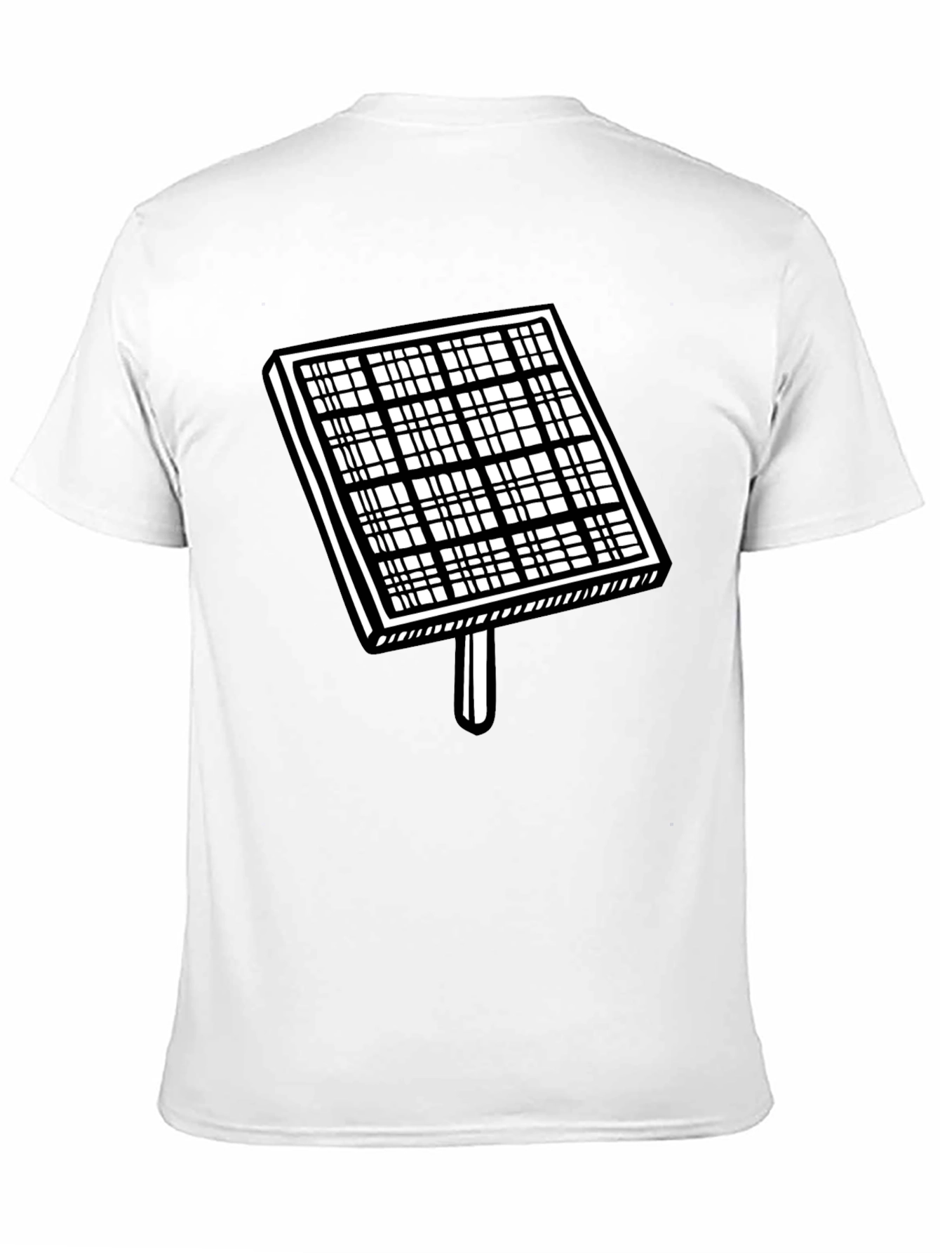 Solar Panel Graphic T-Shirt - Black Cotton Tee