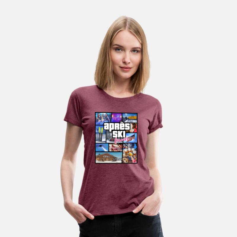 USA Apres Ski Comic Style Design