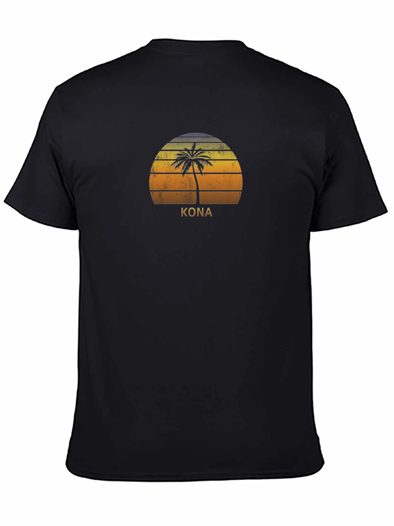 Kona Palm Tree Sunset T-Shirt - Island Vibes