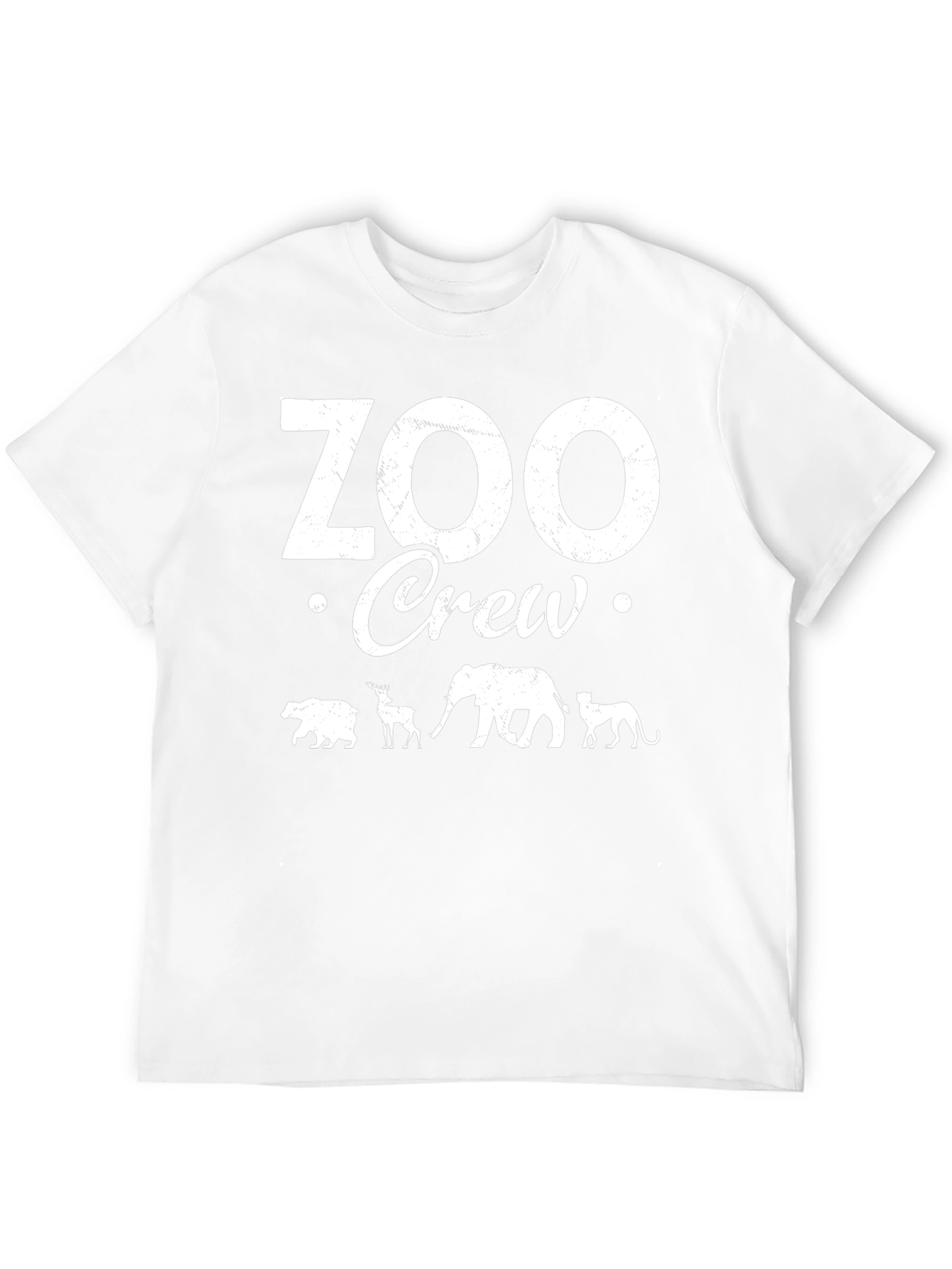 Zoo Crew T-Shirt: Animal Silhouette Design