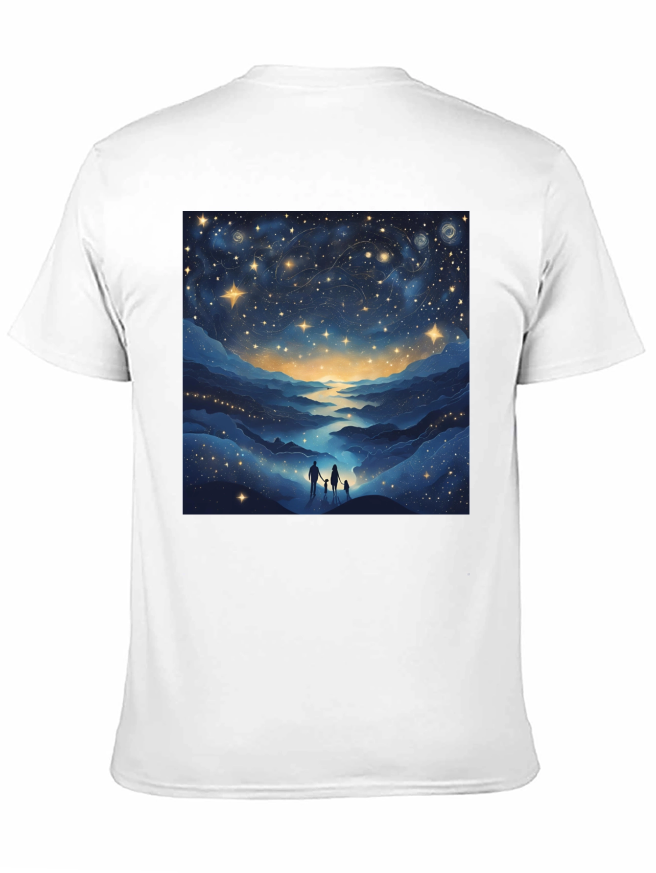 Starry Night Family Tee - Celestial Graphic T-Shirt