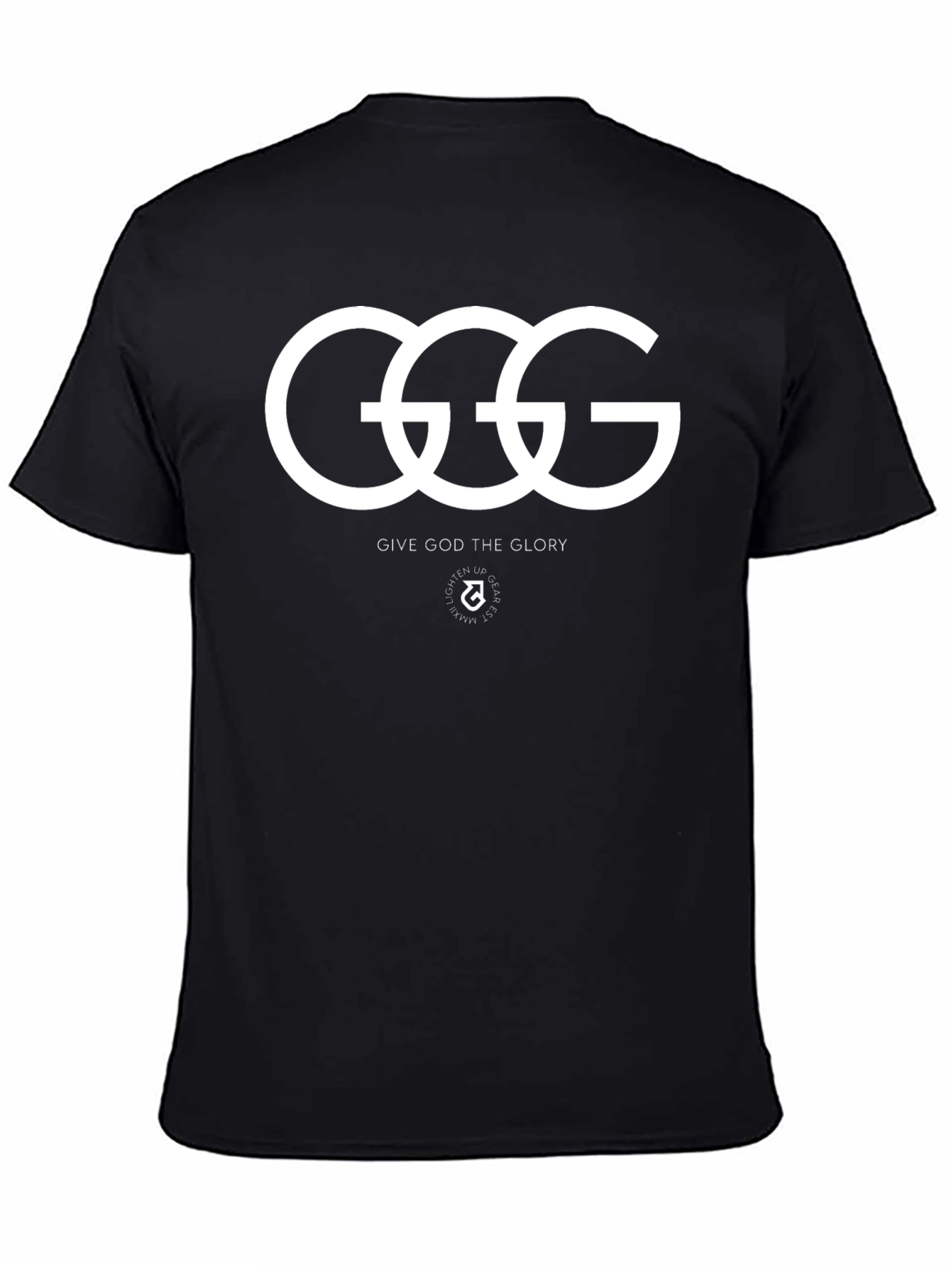 GGG Give God Glory Black Tee