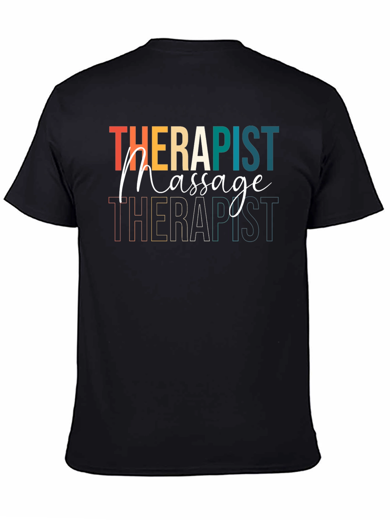 Massage Therapist T-Shirt Retro Design