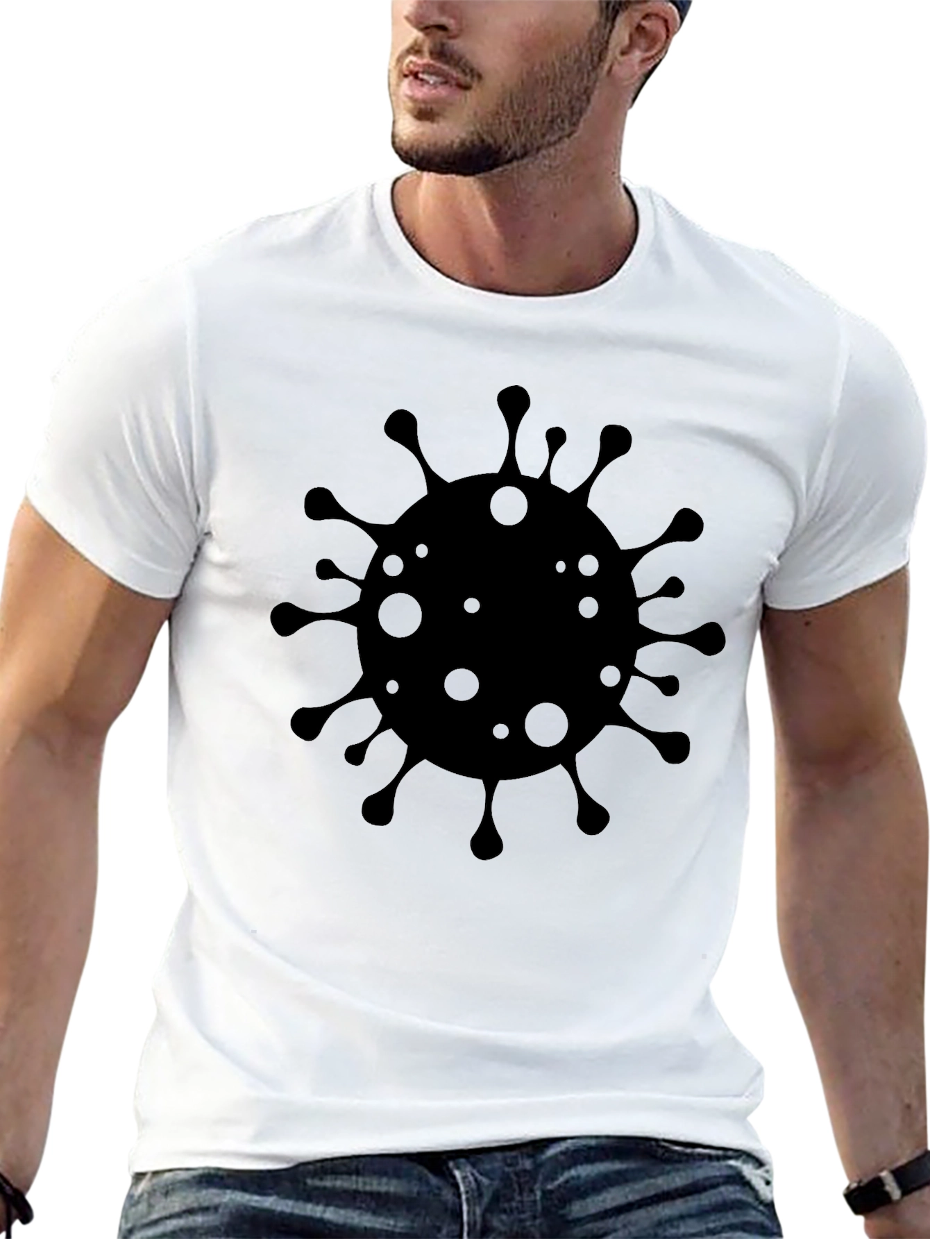 Novelty Coronavirus T-Shirt - Stay Safe!