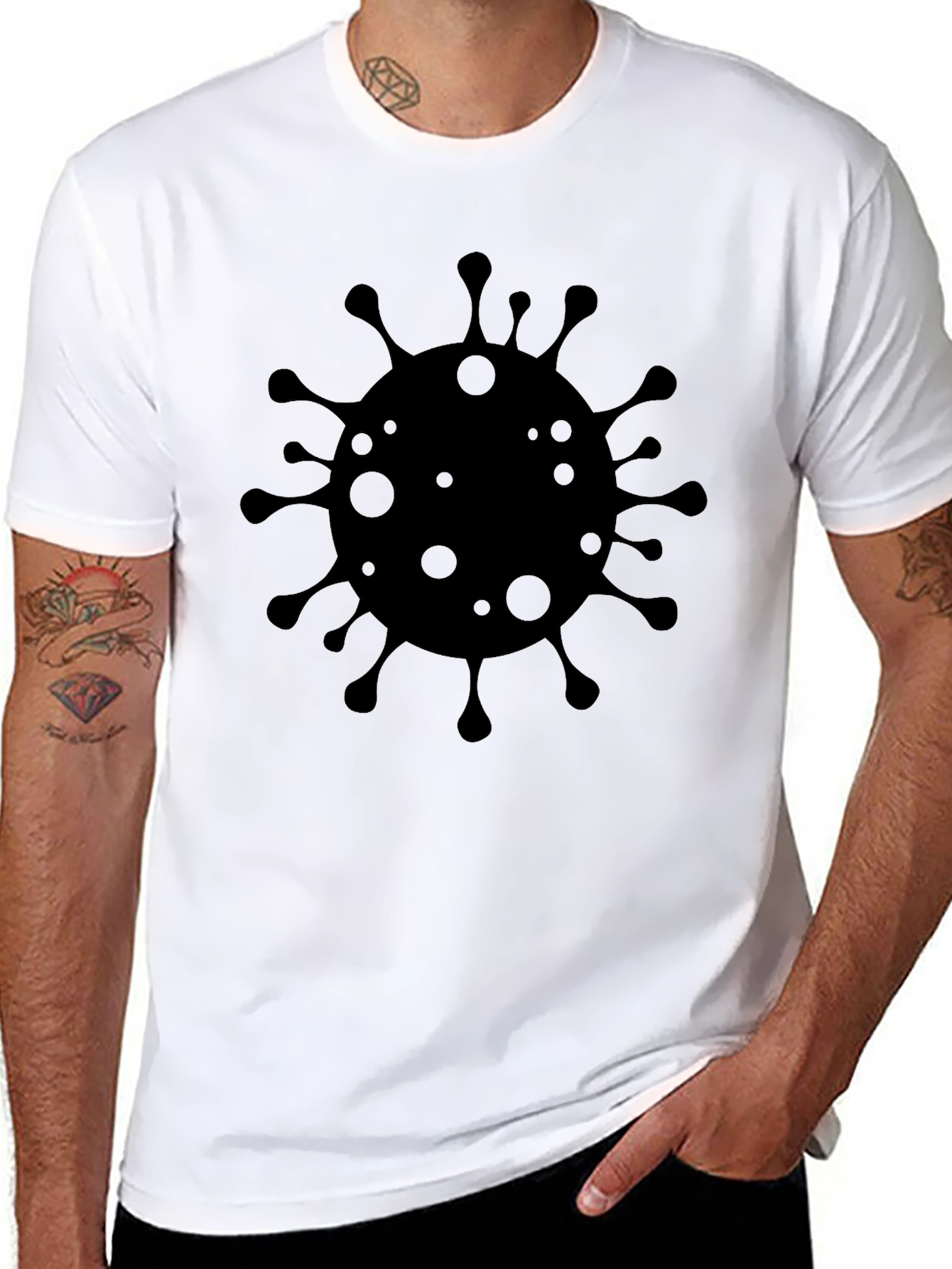Novelty Coronavirus T-Shirt - Stay Safe!