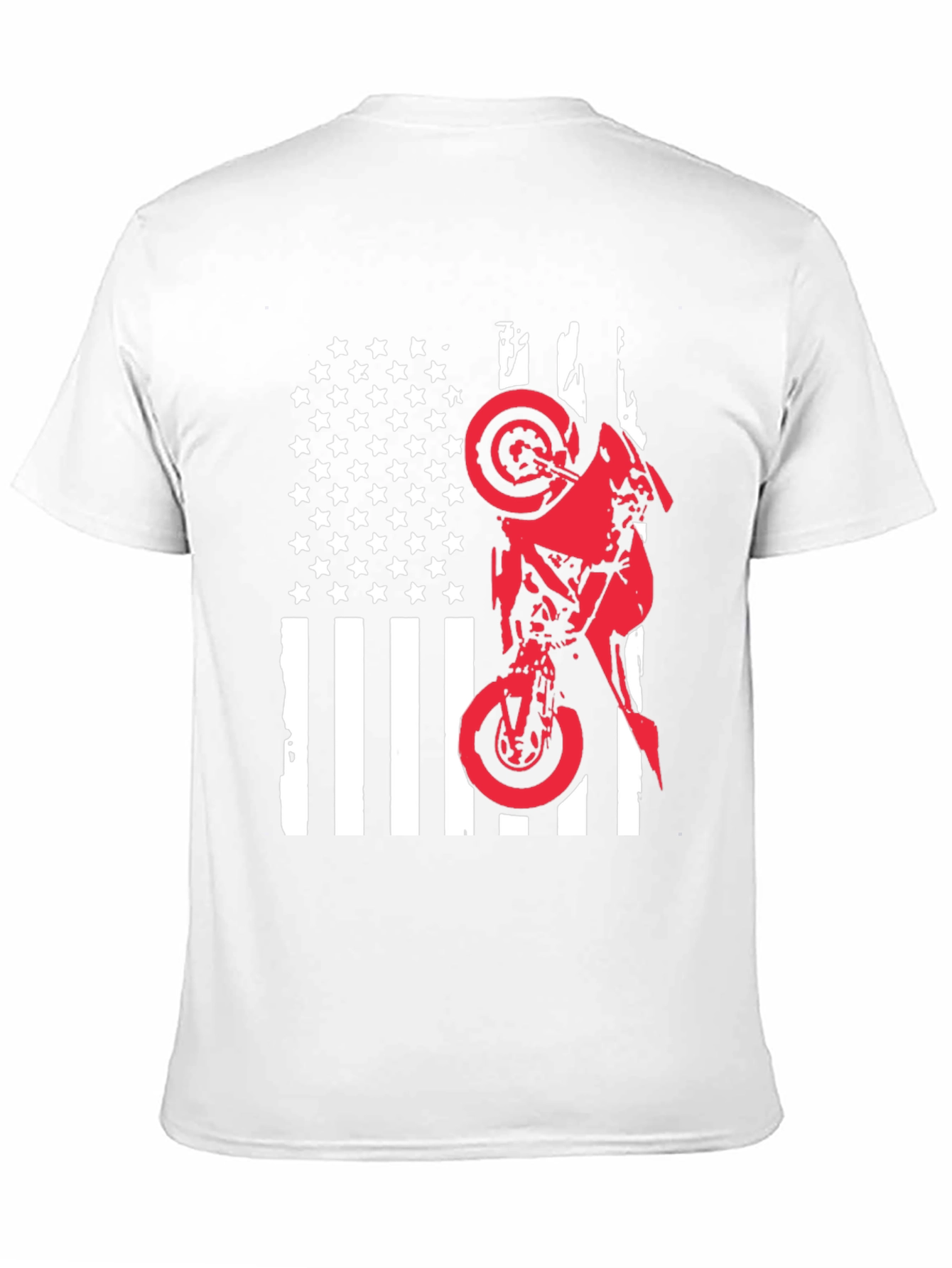 Moto USA Flag Graphic Tee