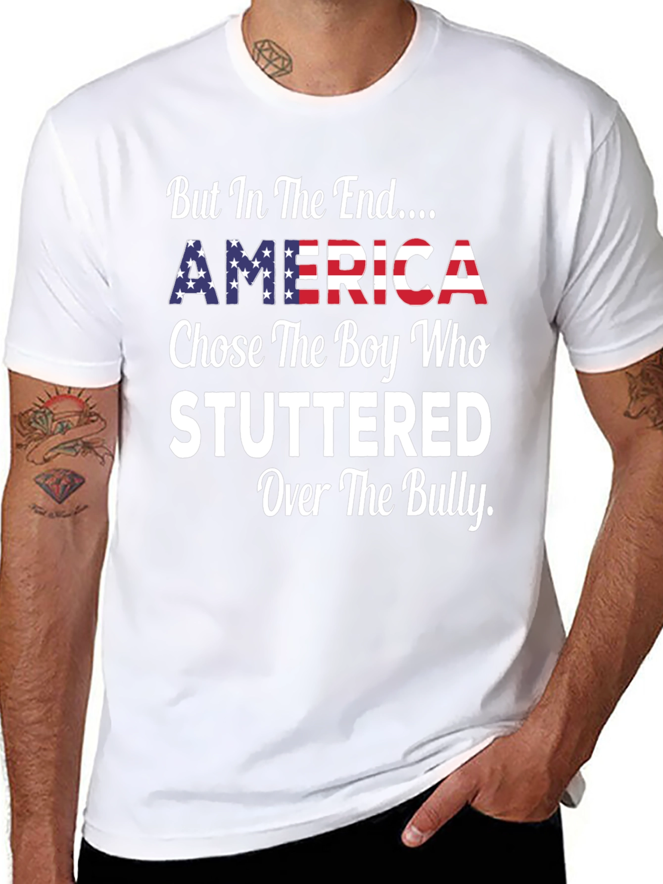 America Chose The Boy Who Stuttered T-Shirt
