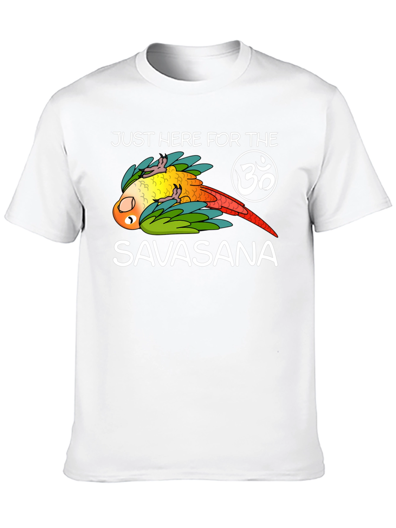 Just Here For Savasana Yoga T-Shirt