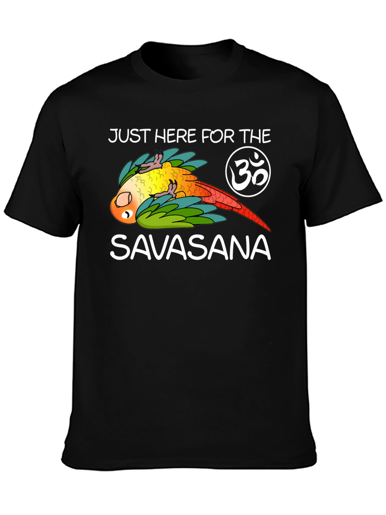 Just Here For Savasana Yoga T-Shirt