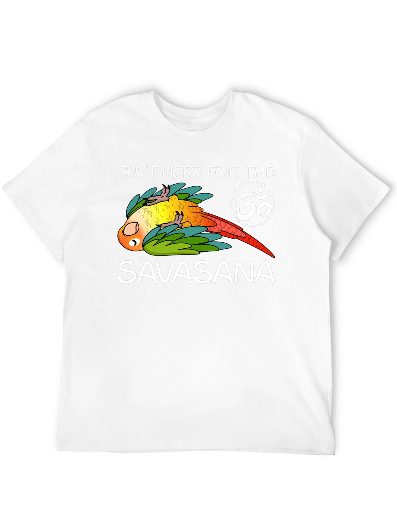 Just Here For Savasana Yoga T-Shirt